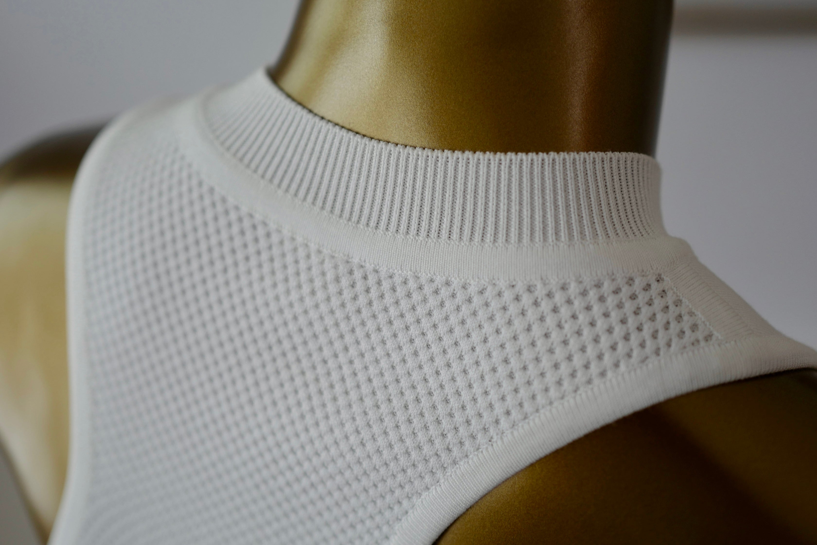 Hermes Maille Technique 91 Blanc Casse Dress size 38