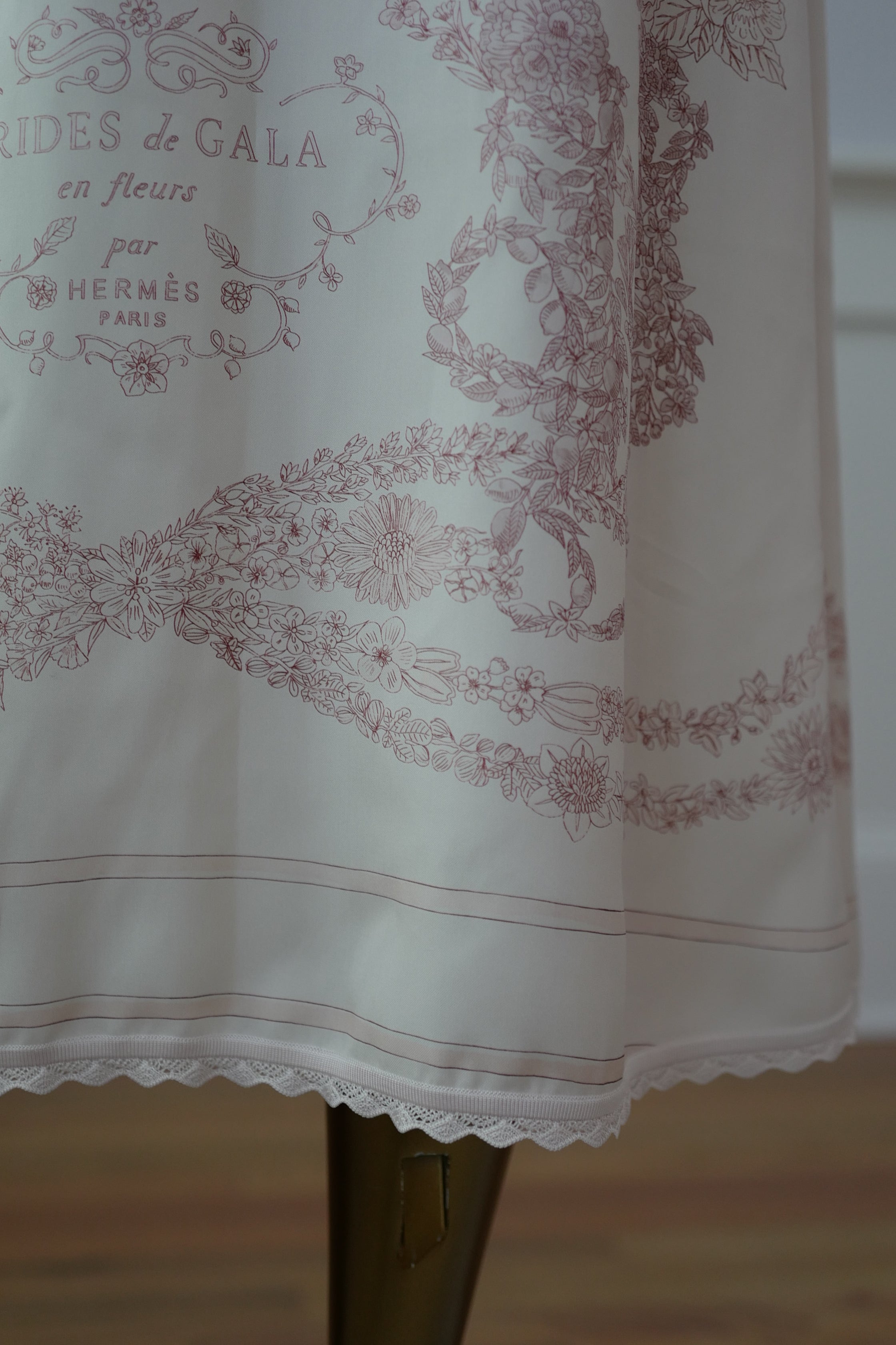 NEW Hermes “Brides de Gala en Fleurs” inspi Twillaine Silk Dress size 36