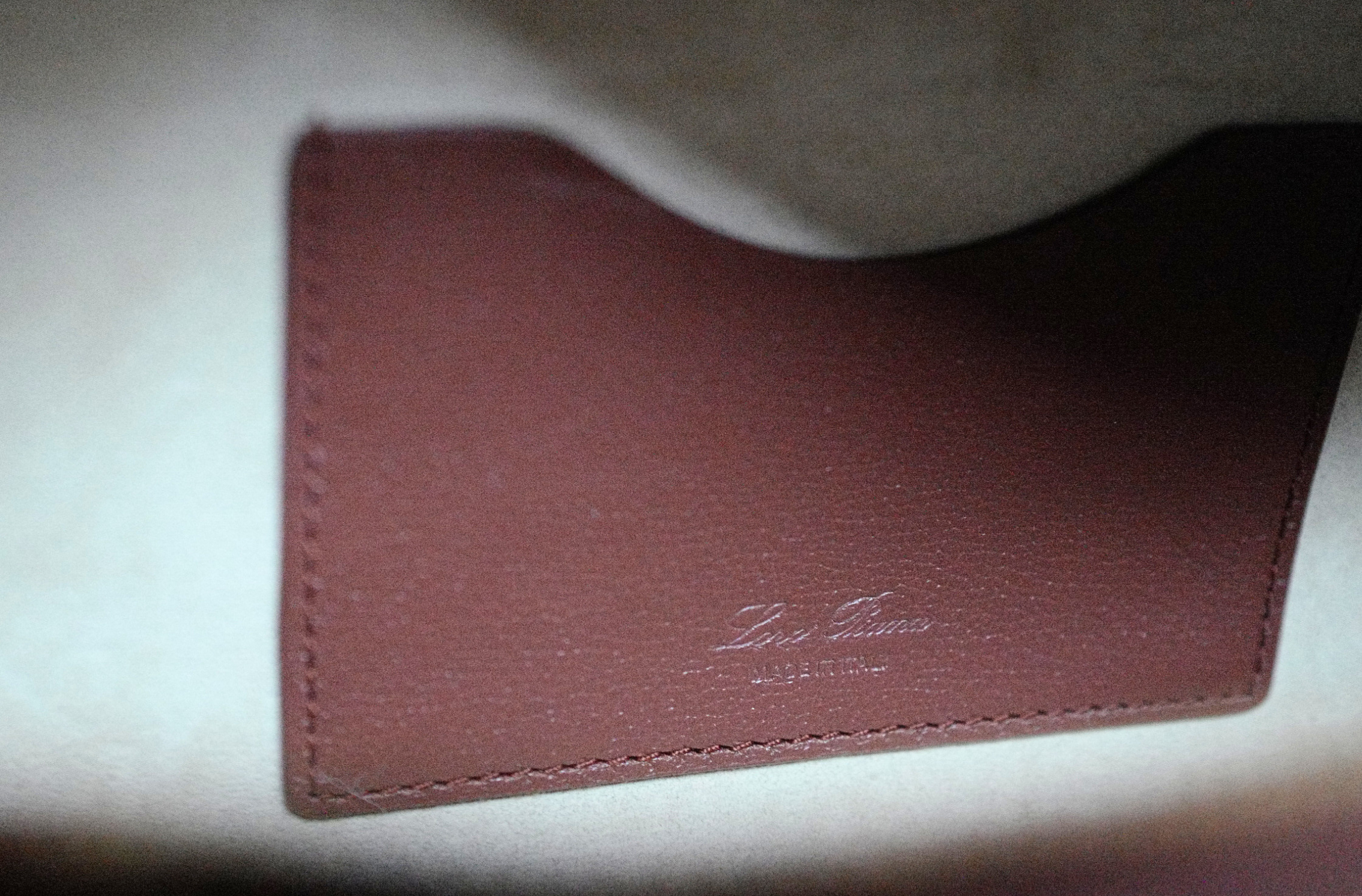 NEW Loro Piana Extra Bag L23 Burnt Tan Sun Gold Calfskin Leather Crossbody Bag