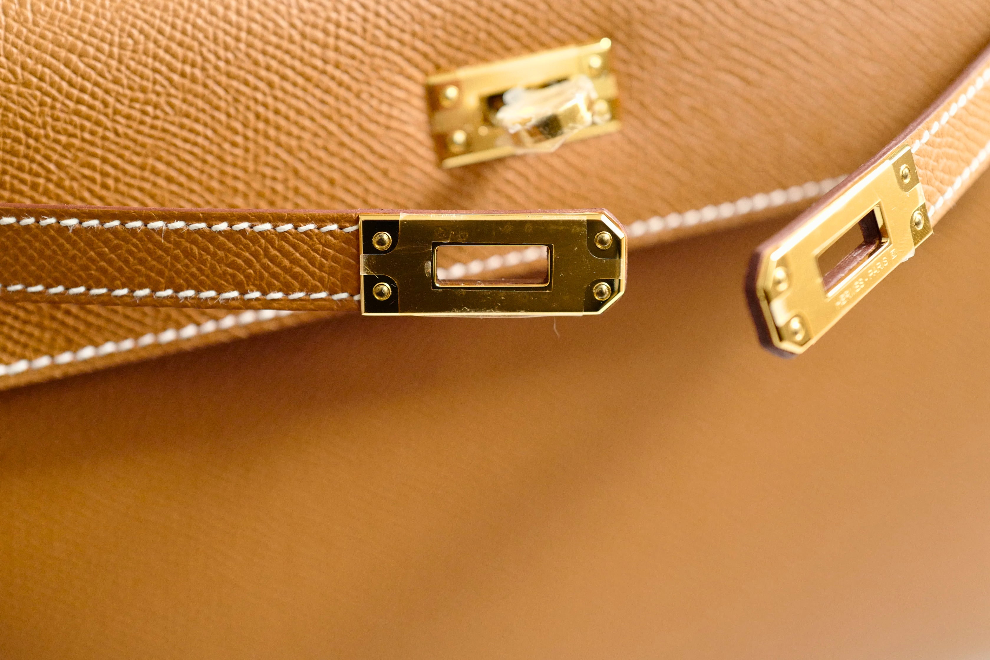 BNIB Hermes Kelly 25 Gold Epsom Sellier Gold Hardware G Stamp 2026
