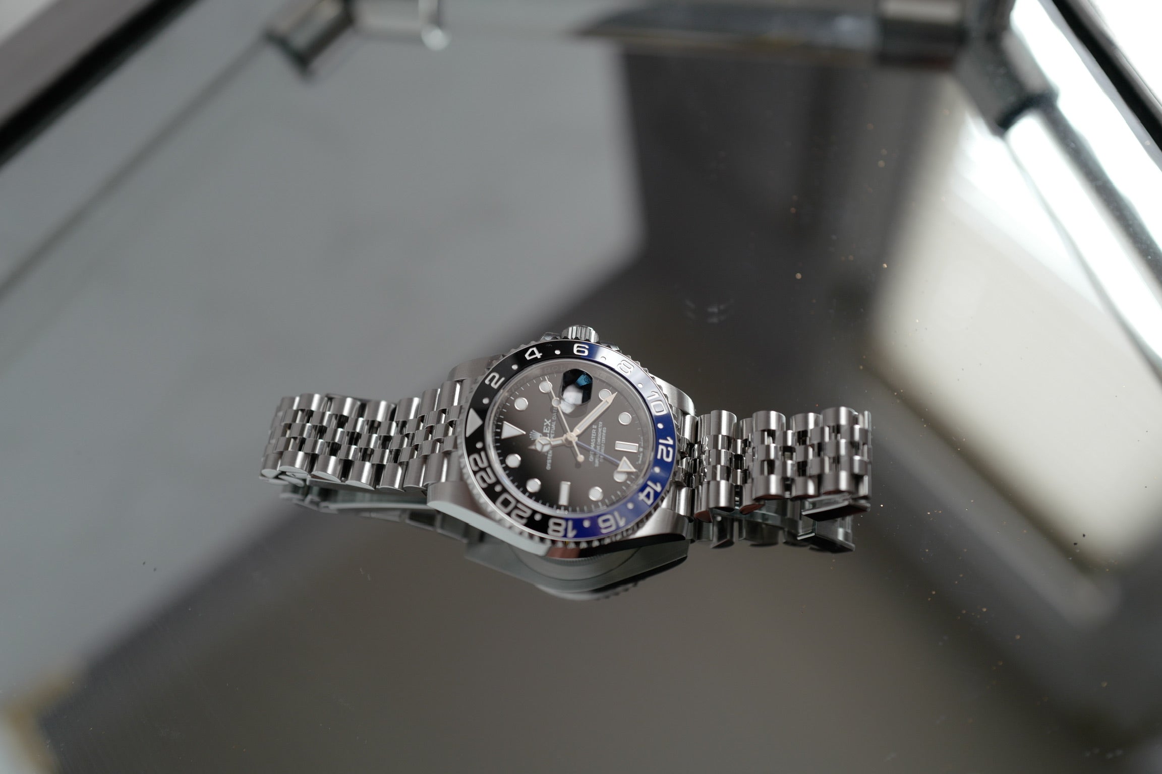 BNIB Rolex GMT-Master Batman Jubilee Bracelet - 126710BLNR 2024 BNIB Full Set