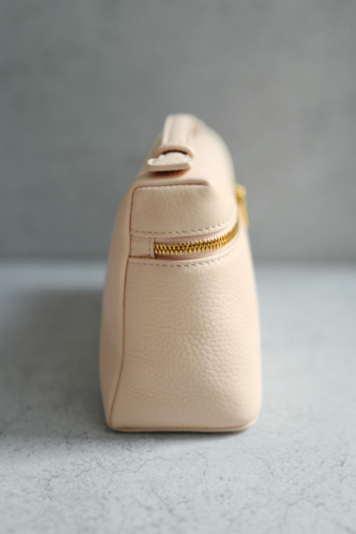 Loro Piana Extra Pocket L19 Vanity Pouch Rose Sakura Pink Calfskin Leather GHW