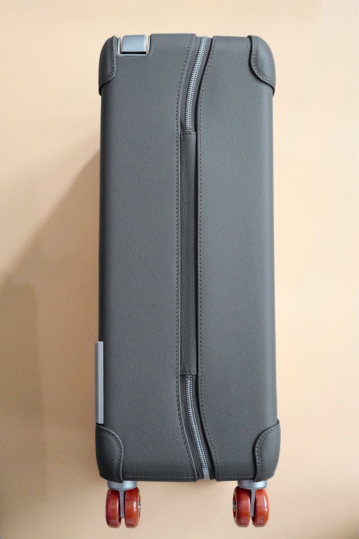 Hermès R.M.S II Cabin Suitcase Toile H Plume Quadrige Étain/Ecru Régate