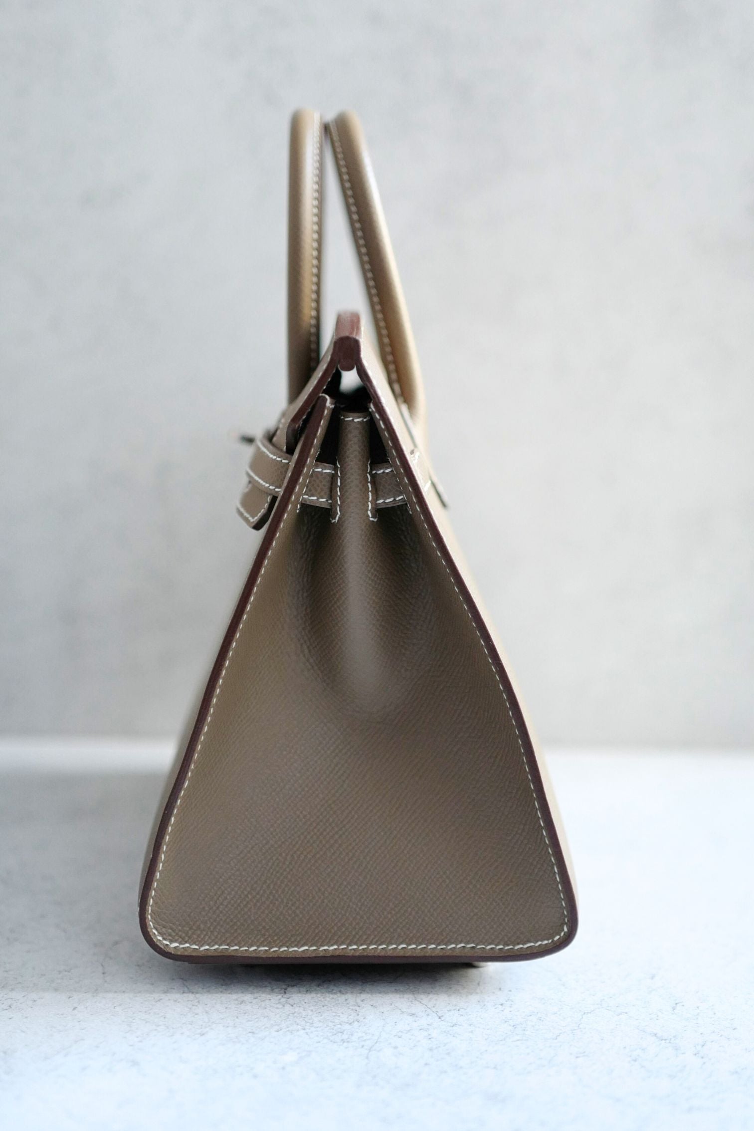 Hermès Birkin 25 Etoupe Epsom Sellier Palladium Hardware