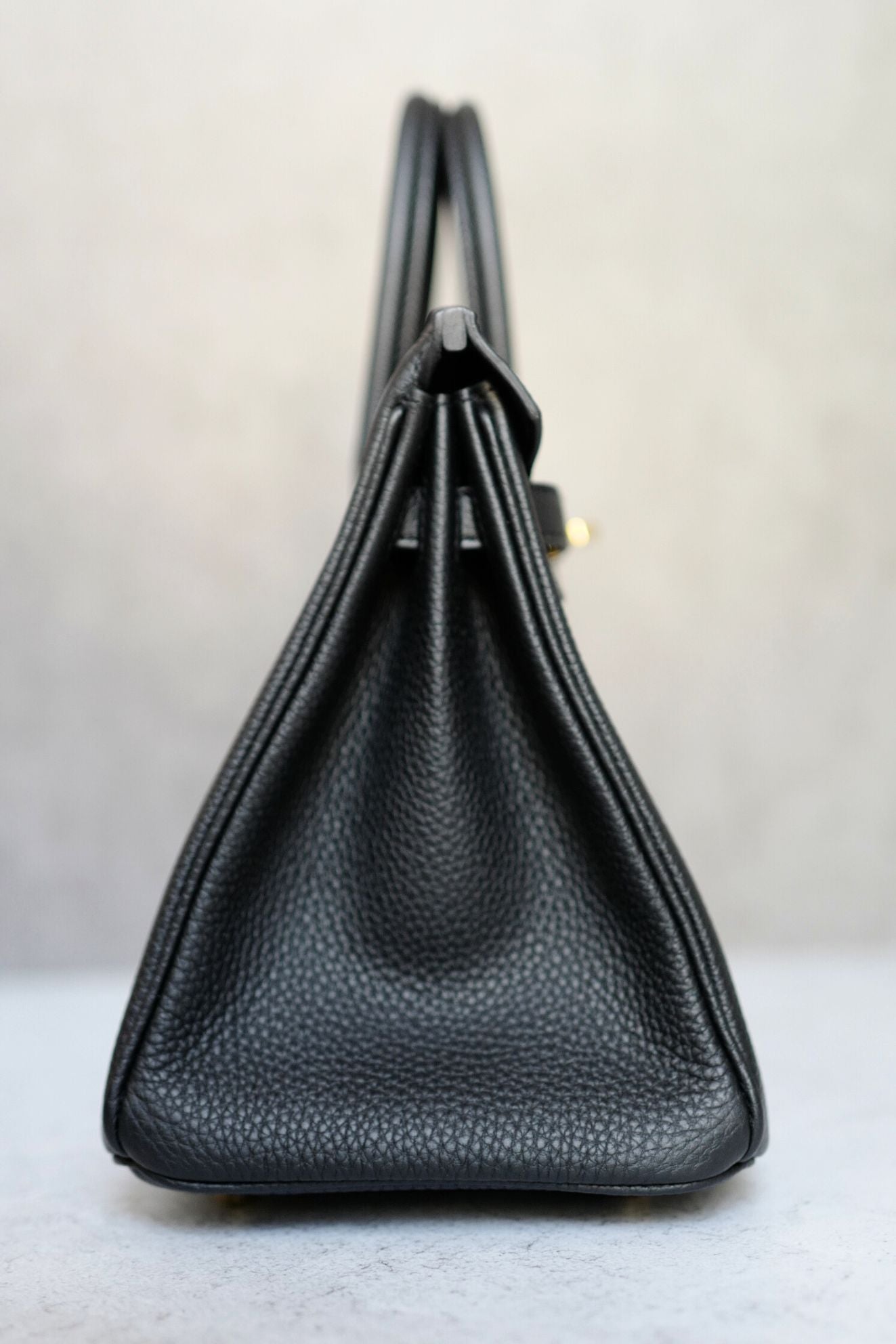 Hermès Birkin 25 Black Togo Leather Gold Hardware K Stamp 2025