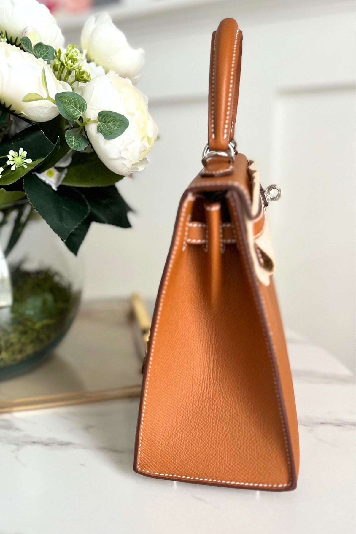 BNIB Hermes Kelly 25 Gold Epsom Sellier Palladium Hardware G Stamp 2026
