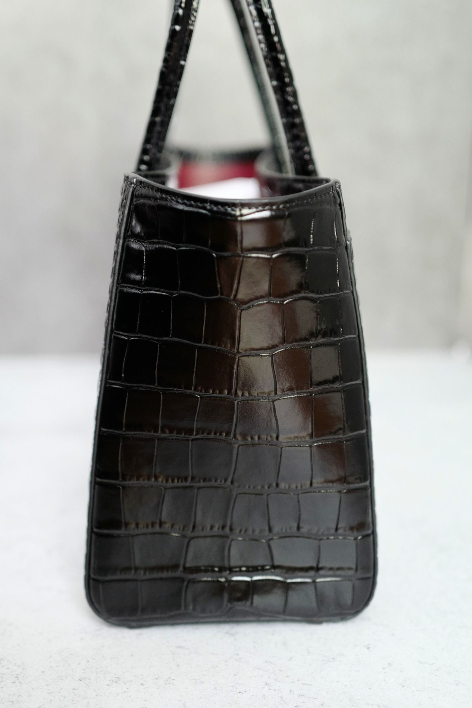 Chanel 26S Matthieu Blazy's Small Tote Black Crocodile Embossed Calfskin GHW