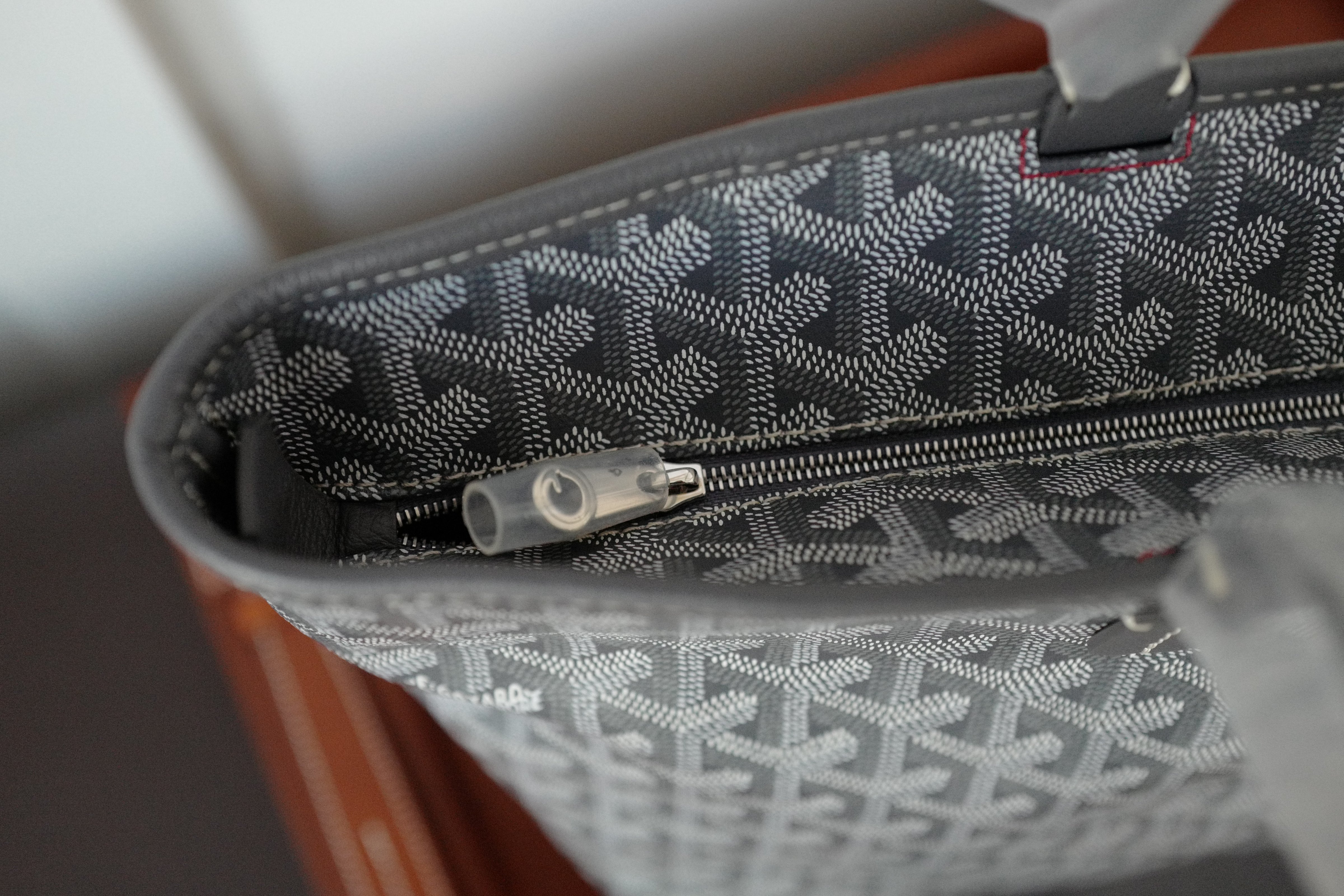 NEW Goyard Artois PM Bag Grey with with Palladium HW