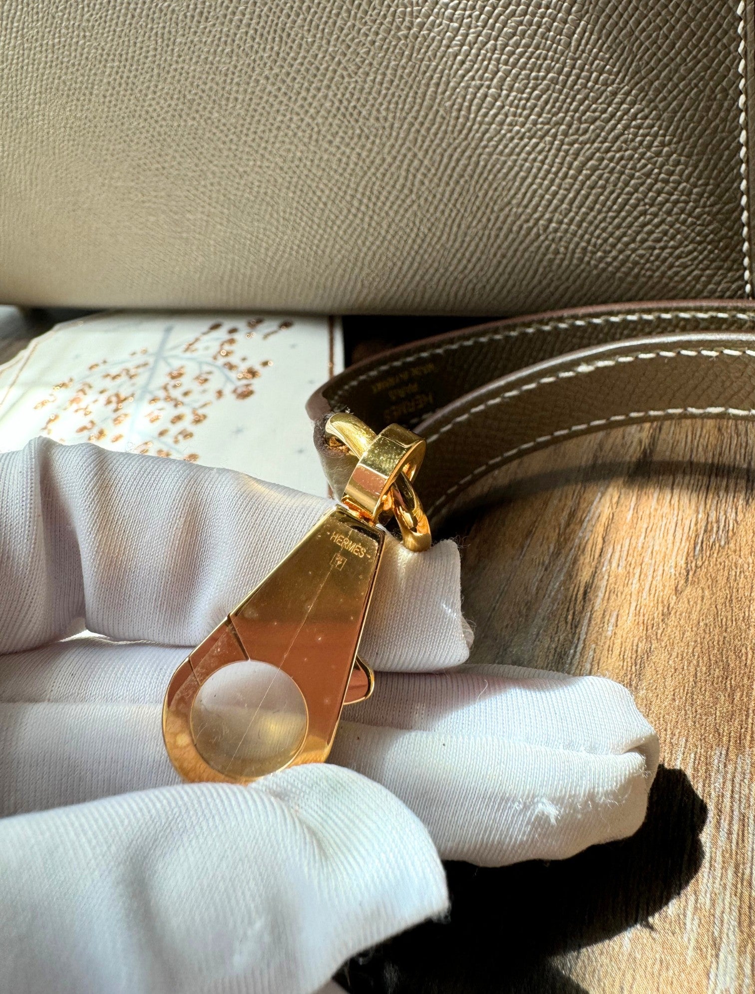 BNIB Hermes Kelly 25 Etoupe Epsom Sellier with Gold Hardware 2025