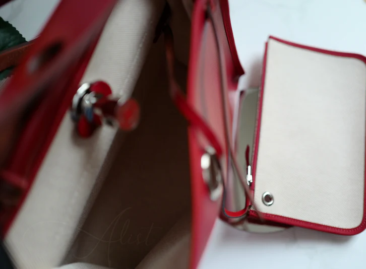 BNIB Hermes Herbag Zip 31 Berline Rouge Piment Waterproof
