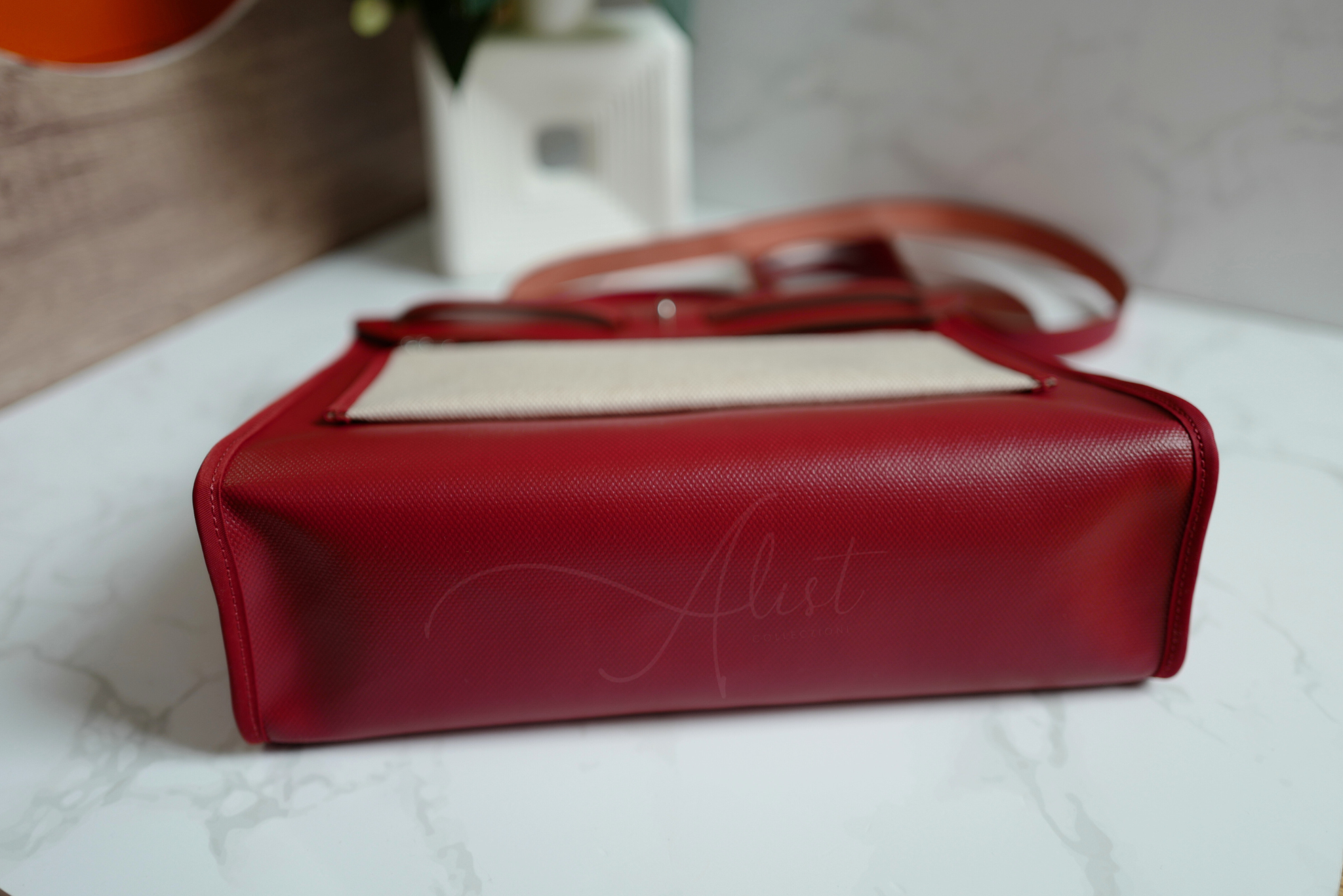 BNIB Hermes Herbag Zip 31 Berline Rouge Piment Waterproof