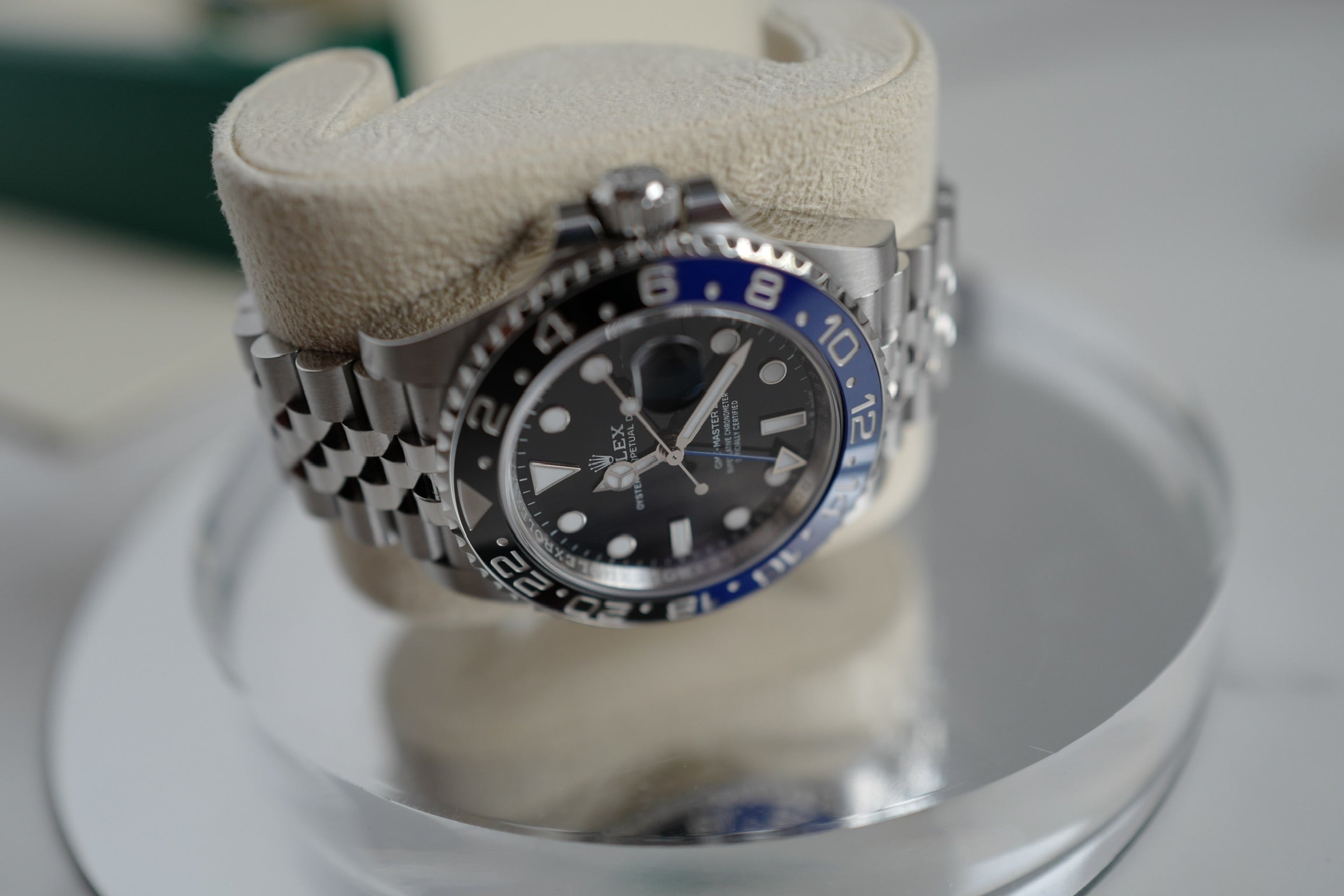BNIB Rolex GMT-Master Batman Jubilee Bracelet - 126710BLNR 2024 BNIB Full Set