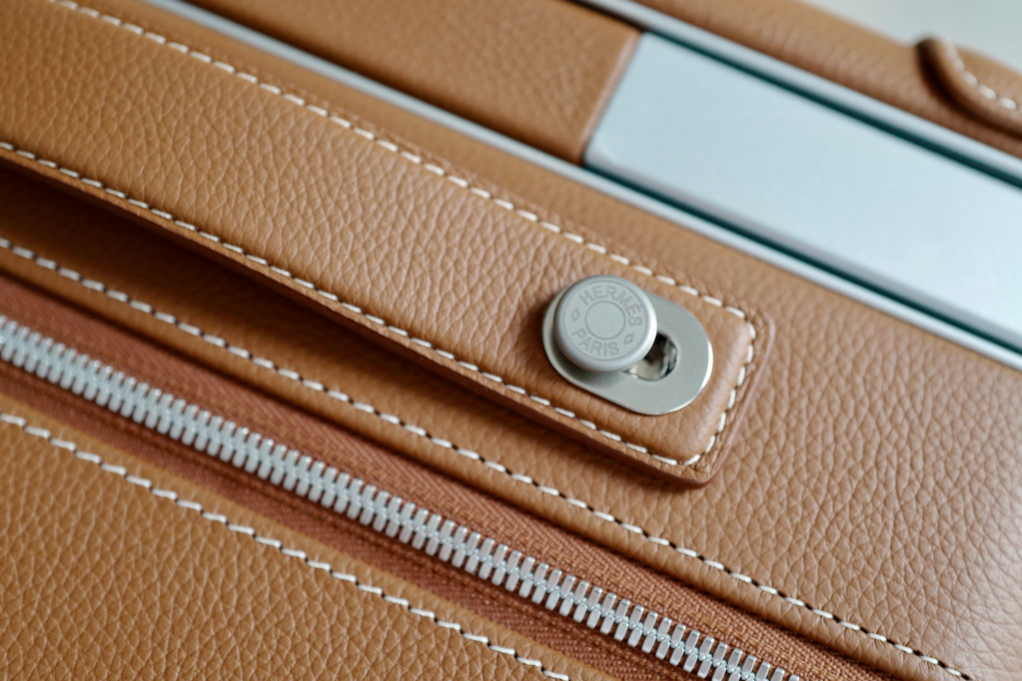 BNIB Hermès RMS Cargo Carry On Cabine Suitcase – Dessert/Fauve 2025 $24K