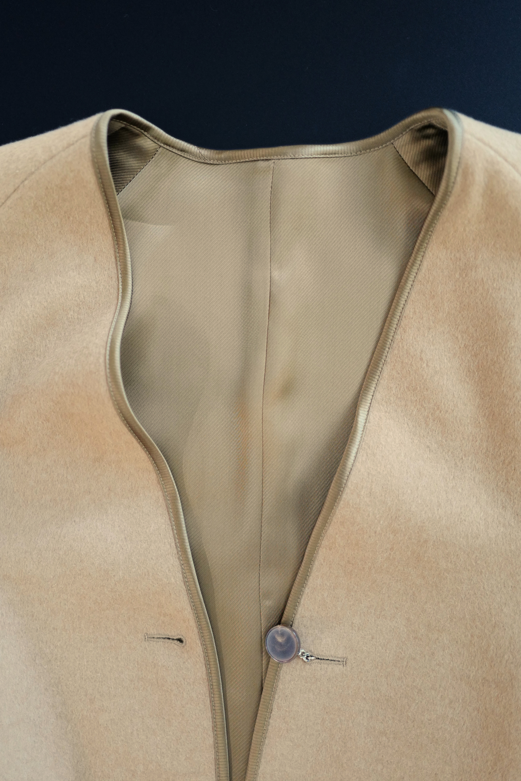 Hermès Women’s Overcoat Size 34 Beige Camel Hair Coat