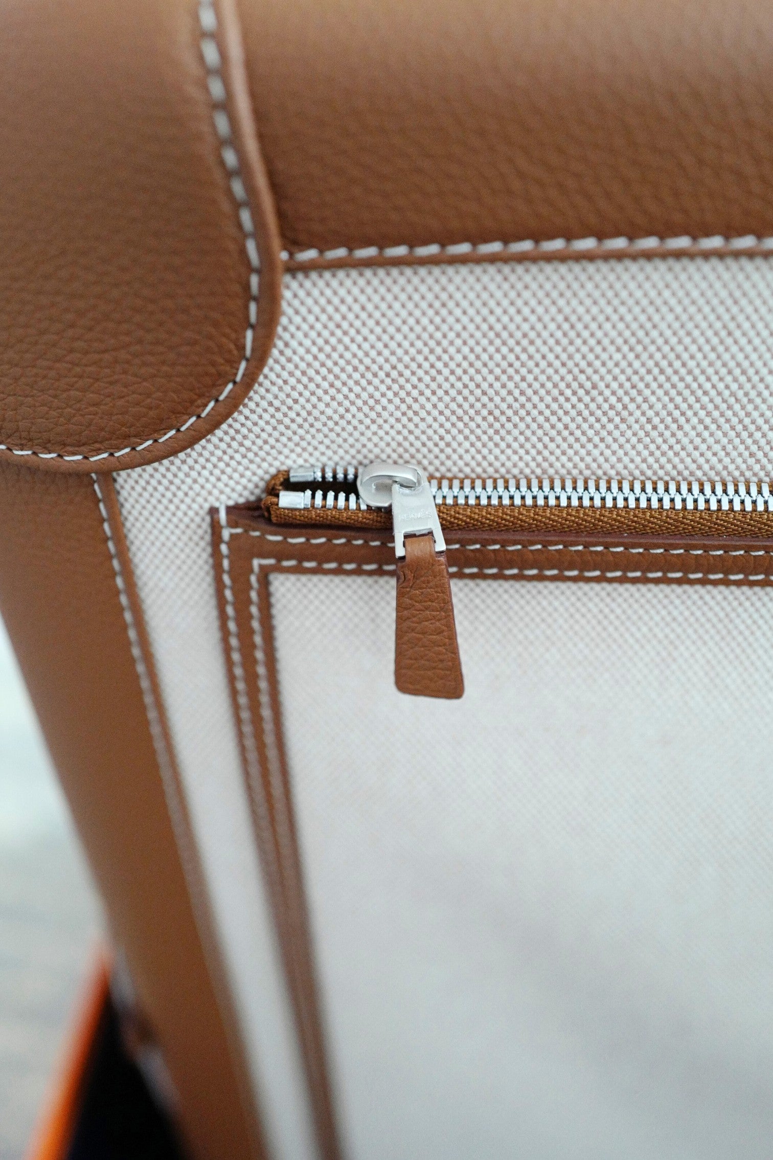 New Hermès Valise R.M.S Cargo Carry-On Suitcase – Beige/Fauve Canvas Leather PHW