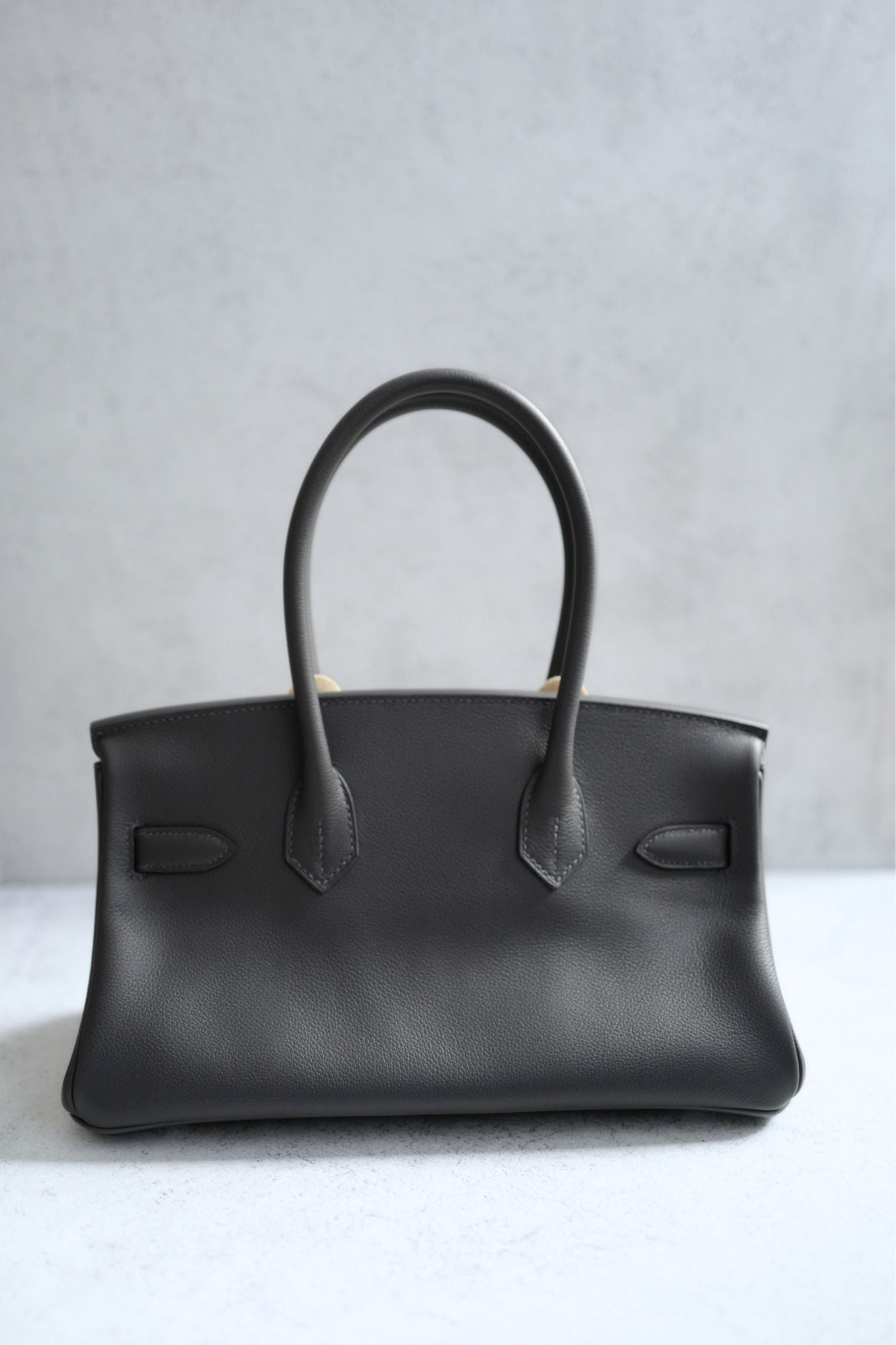 Hermès Birkin Shoulder Light Ardoise Veau Leather PHW K Stamp