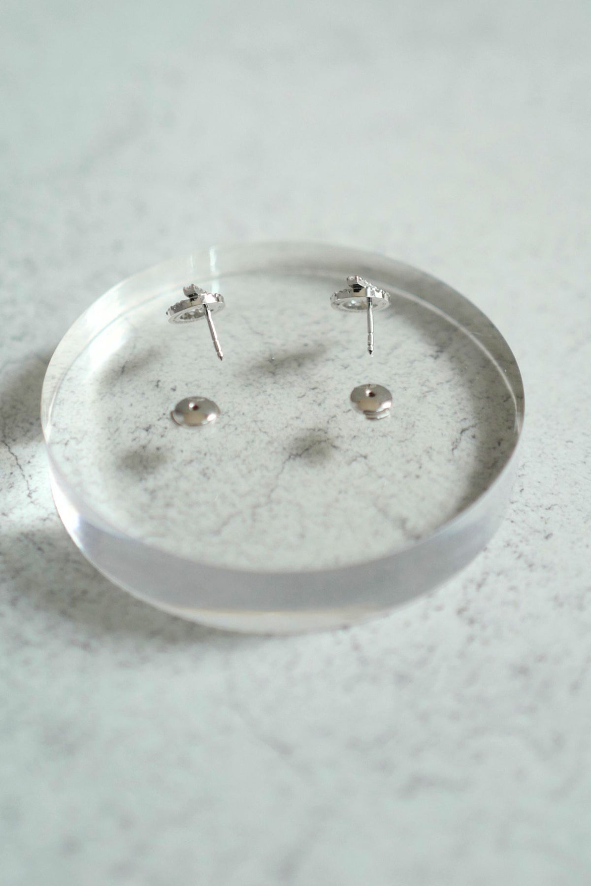 BNIB Hermes Finesse Earrings White Gold With Diamonds $11K Retail