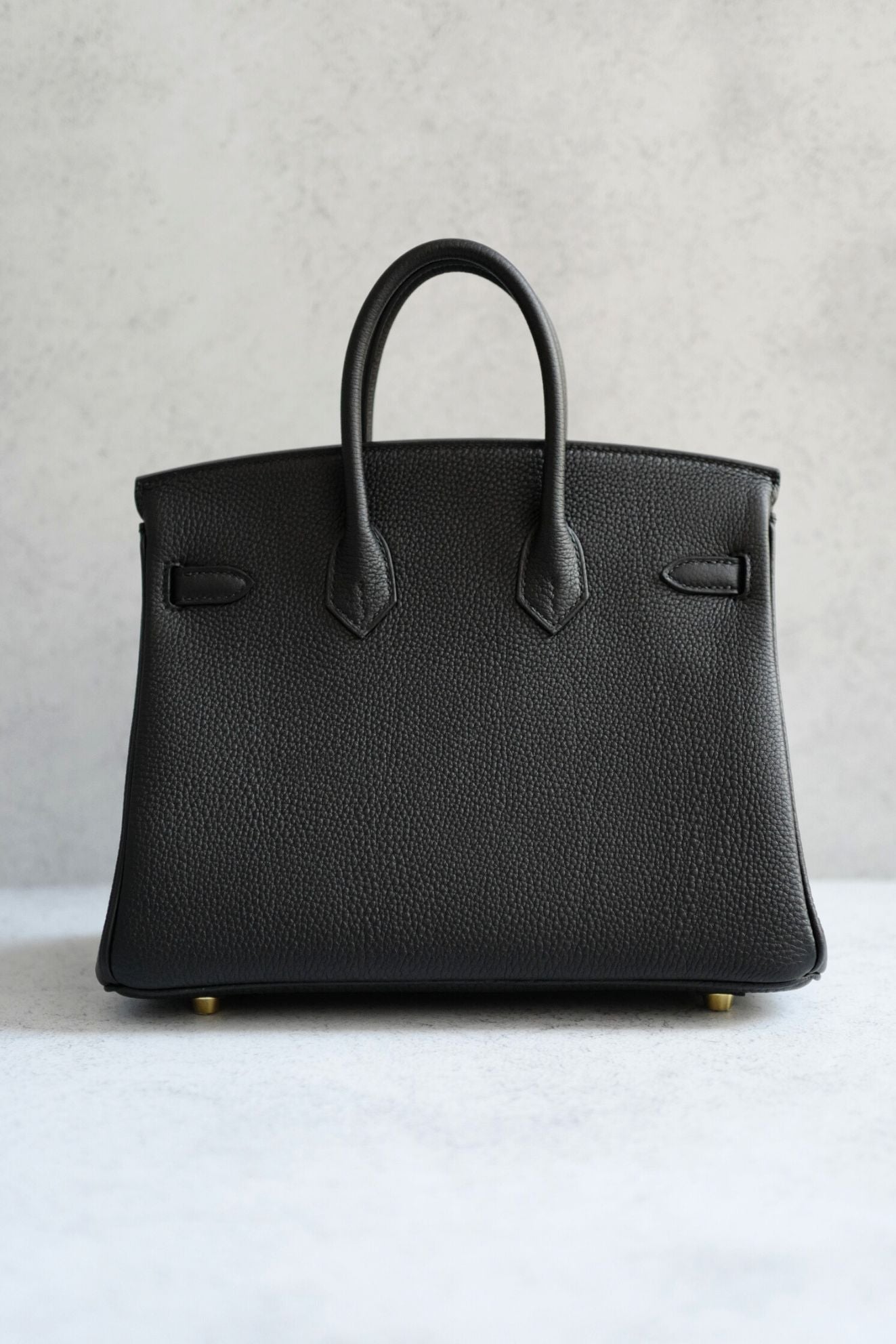 Hermès Birkin 25 Black Togo Leather Gold Hardware K Stamp 2025