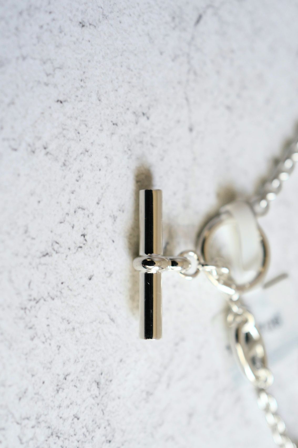 Hermès Farandole Long Necklace 160 Sterling Silver