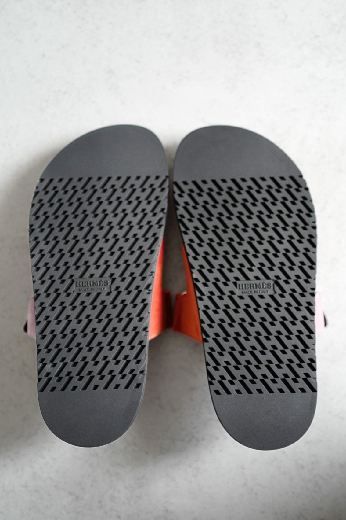 *BNIB* Hermes Women's Chypre Suede Goat Skin Orange Canyon/Bruyere Size 37.5