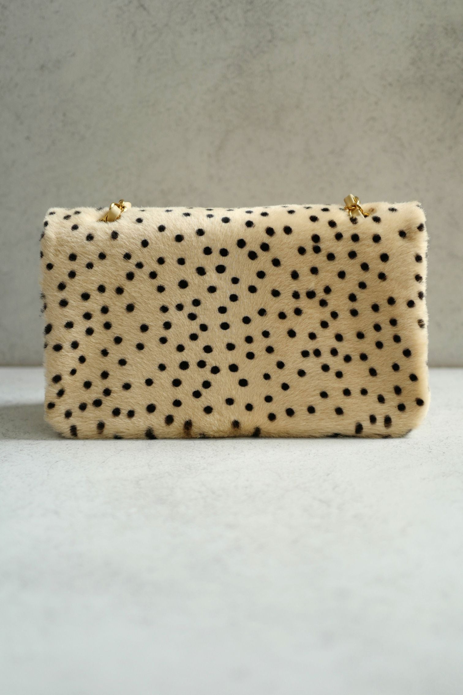 Chanel 26A Métiers d’Art Classic Flap Leopard Pony Lambskin Light Beige & Black