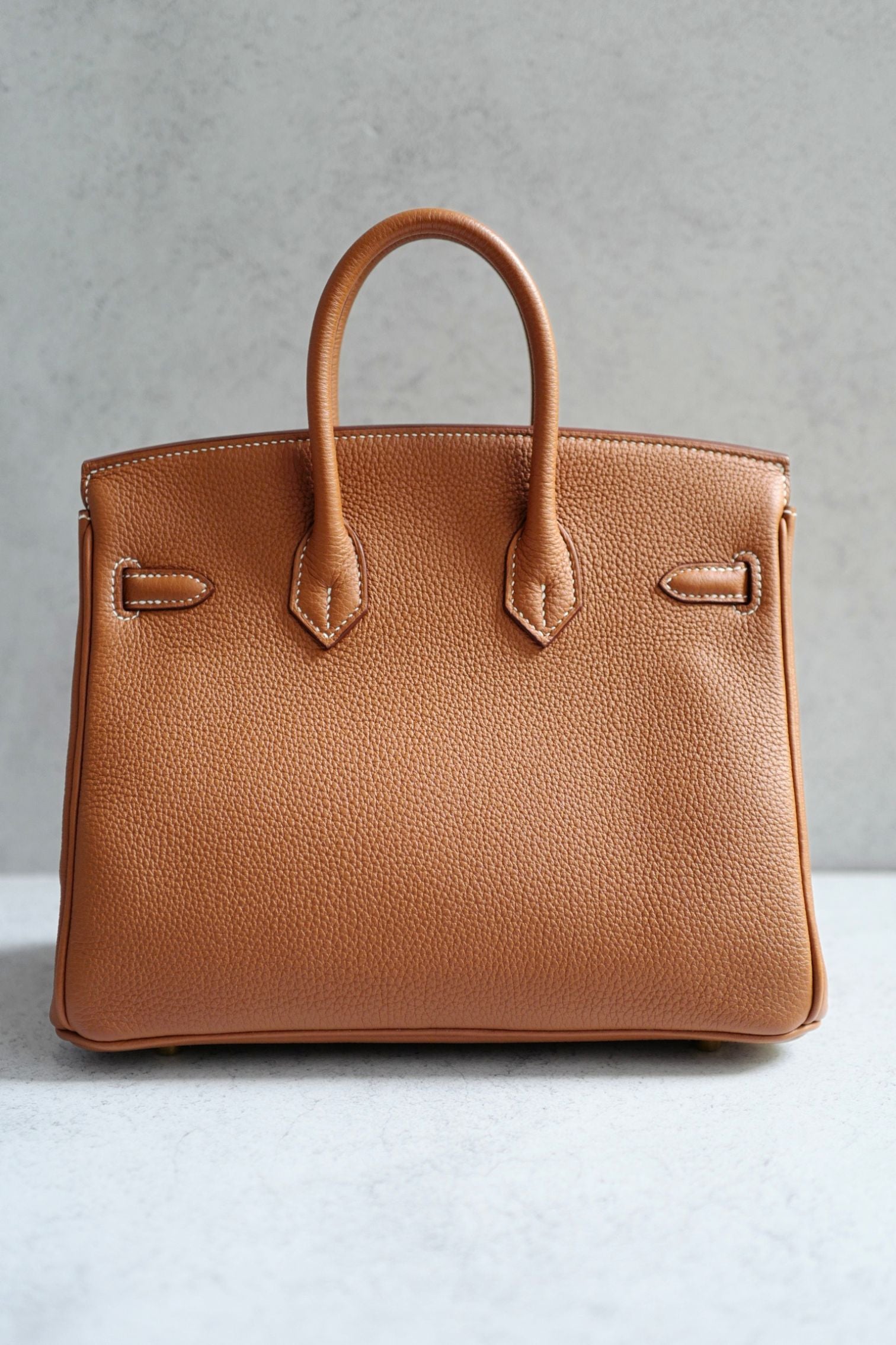 Hermes Birkin 25 Gold Togo Leather Gold Hardware W Stamp 2024