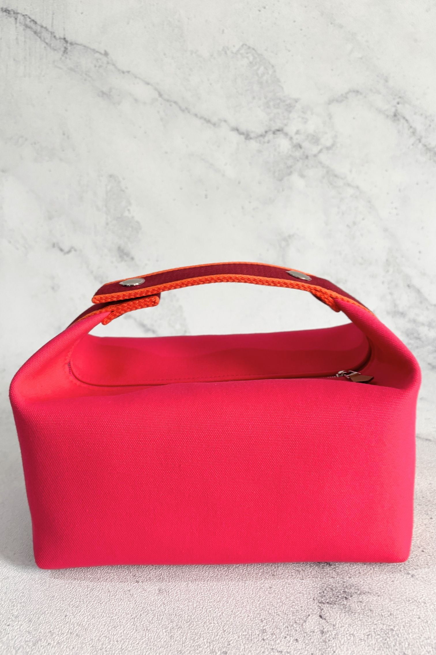 NEW Hermes Bride a Brac Case Large Model Hibiscus 100% Cotton