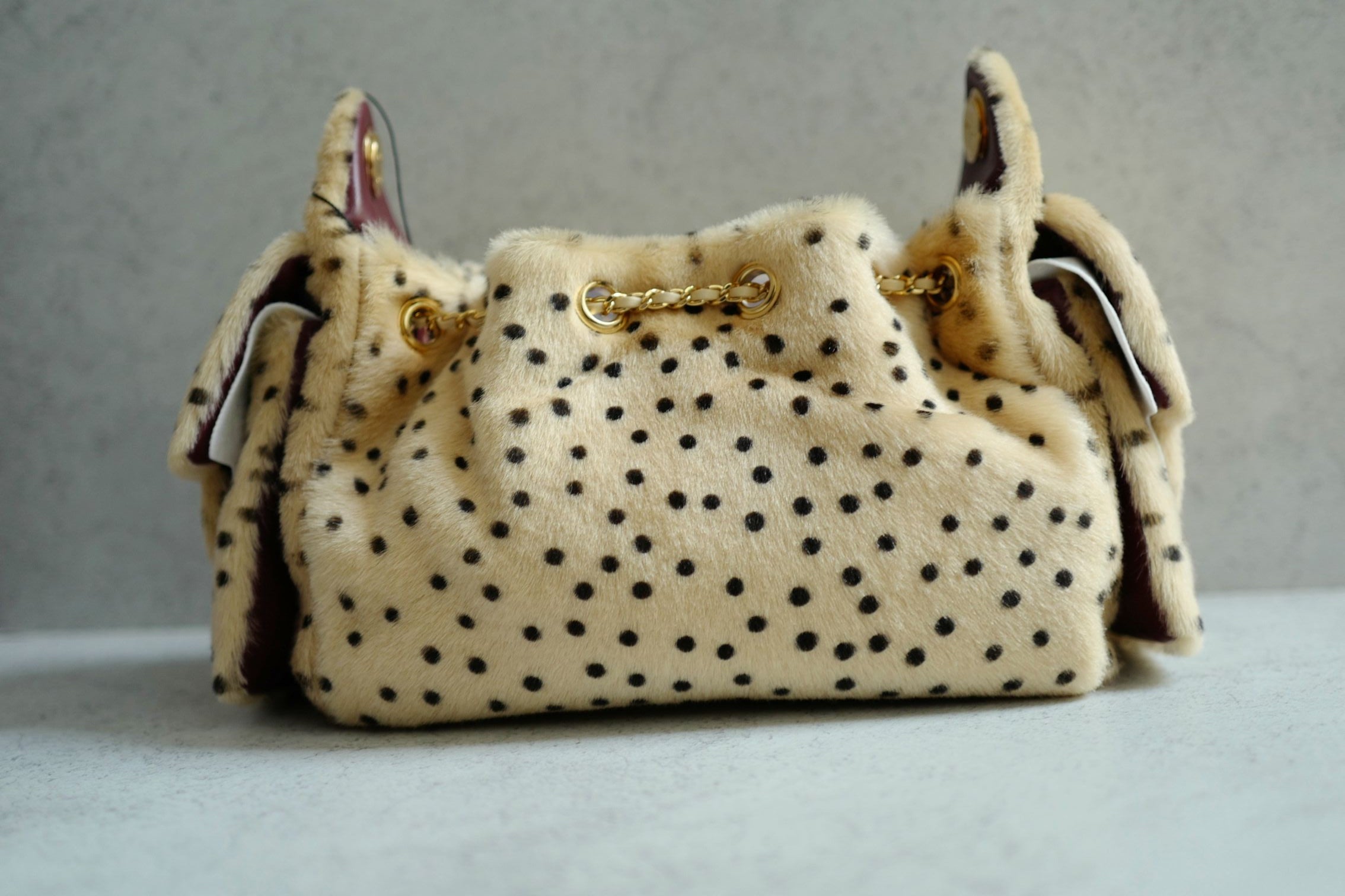 NEW Chanel 26A Mini Hobo Leopard Matthieu Blazy Light Beige & Black GHW