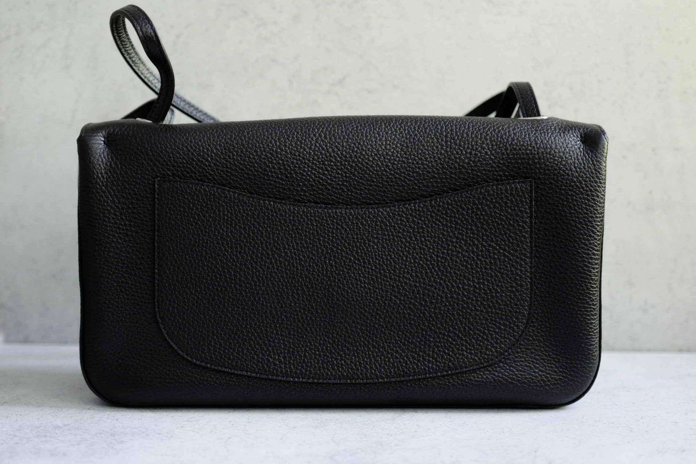 Chanel 26s Maxi Flapbag Black Grained Calfskin & Silver Metal  "Matthieu Blazy