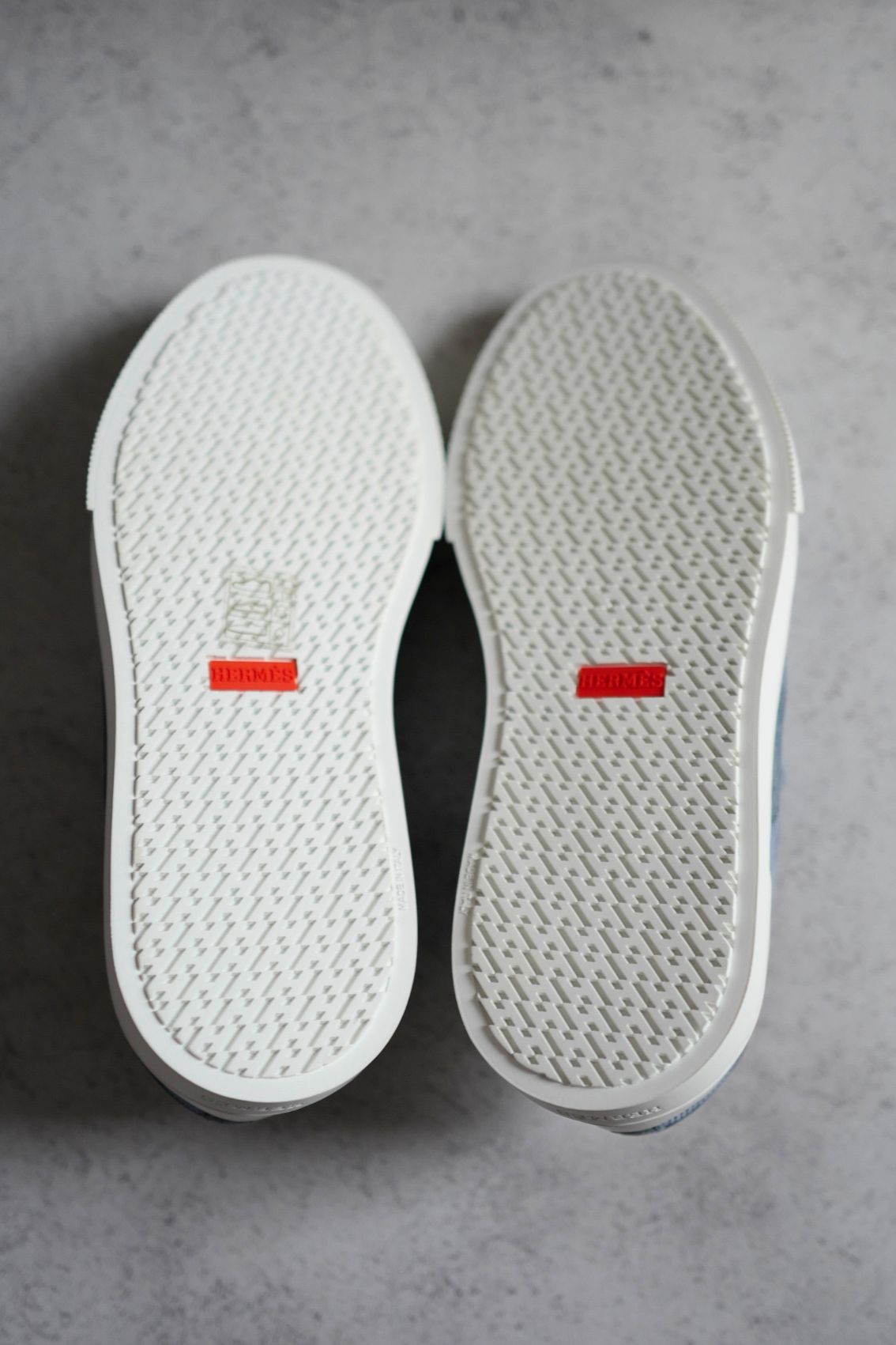 BNIB Hermes Deep Sneaker Bleu Pinede Size 39.5