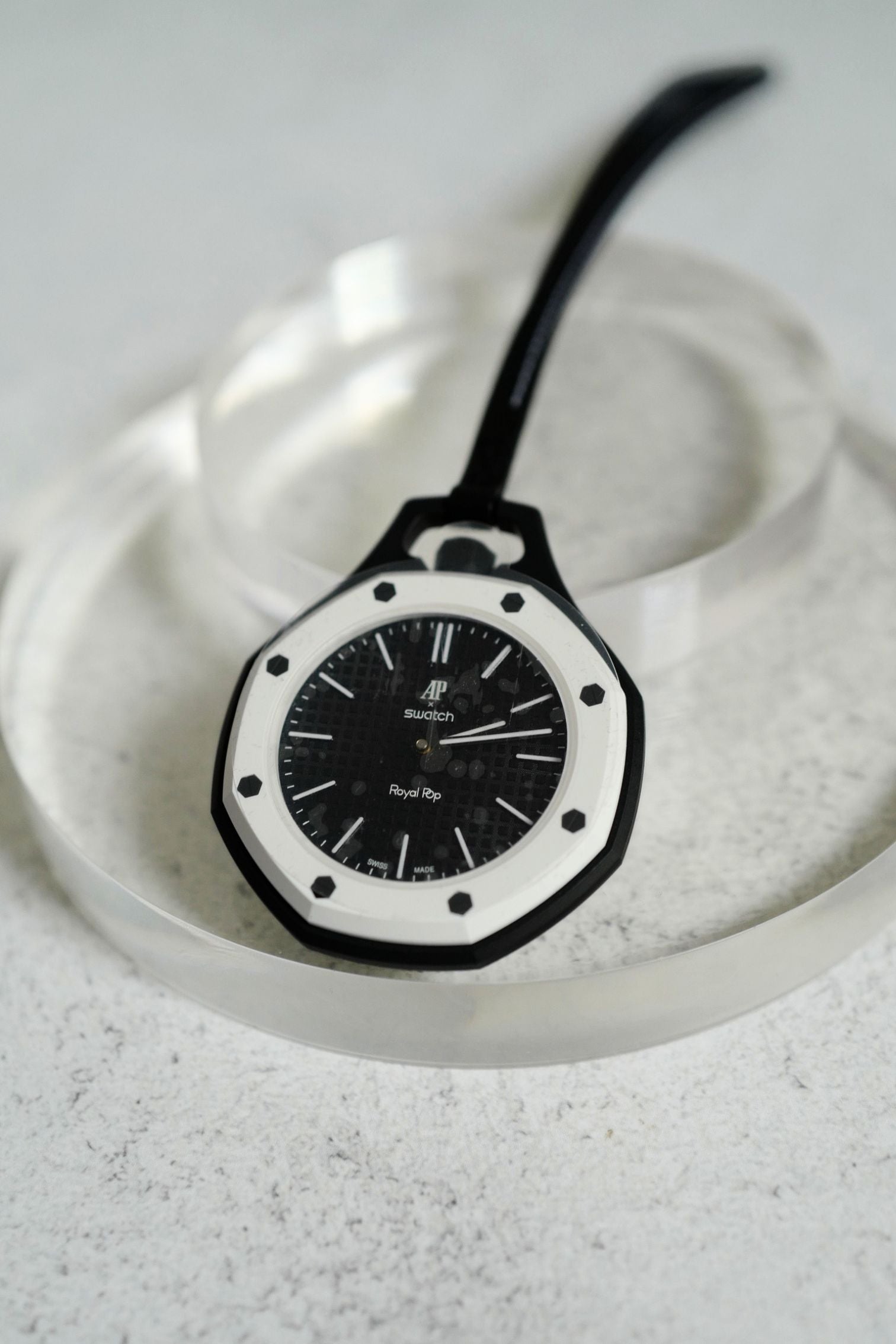 Audemars Piguet x Swatch Royal Pop Panda Black White Mechanical Watch