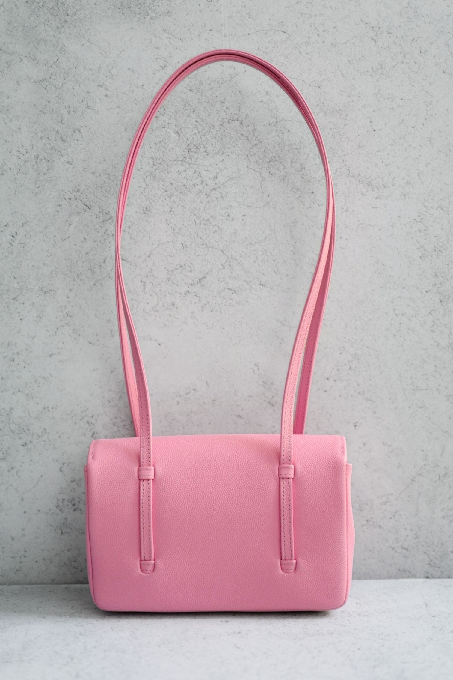 Chanel 26s Preppy Coco 17 Pink Grained Shiny Calfskin Gold Hardware