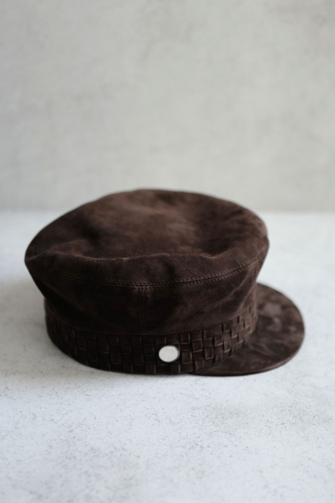 NEW Hermes Casquette Femme Giulietta in Marron Ebene Size 57 Hat $1600