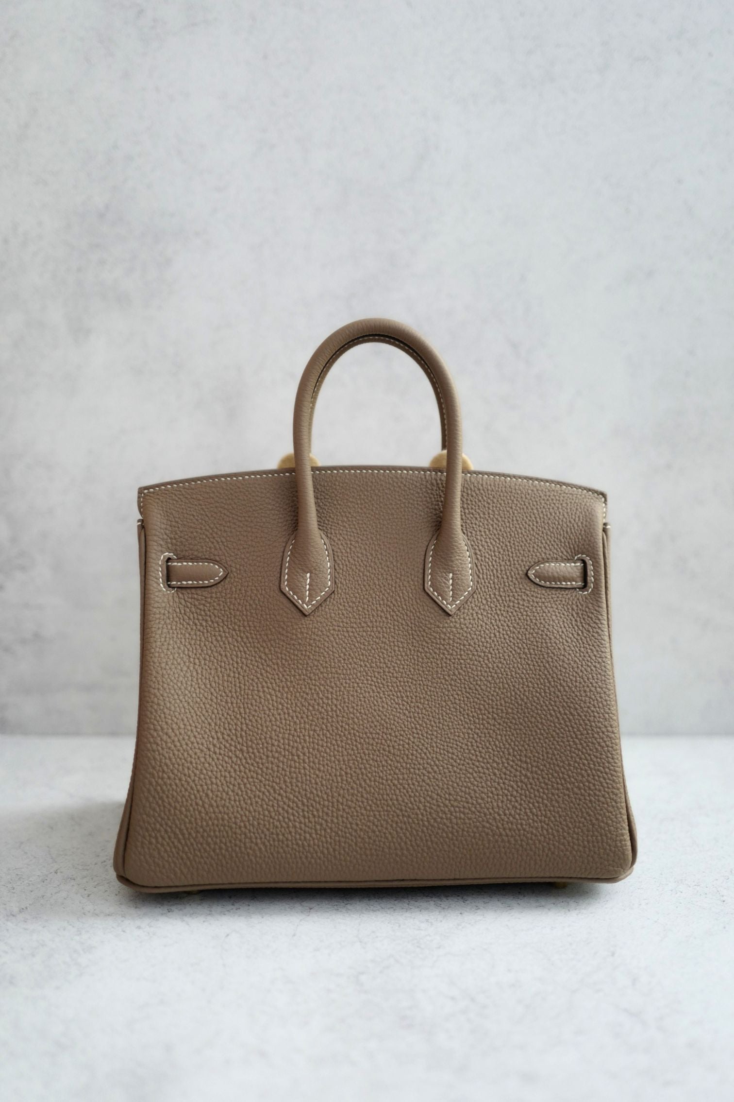 BNIB Hermes Birkin 25 Etoupe Togo Leather Gold Hardware G Stamp 2026