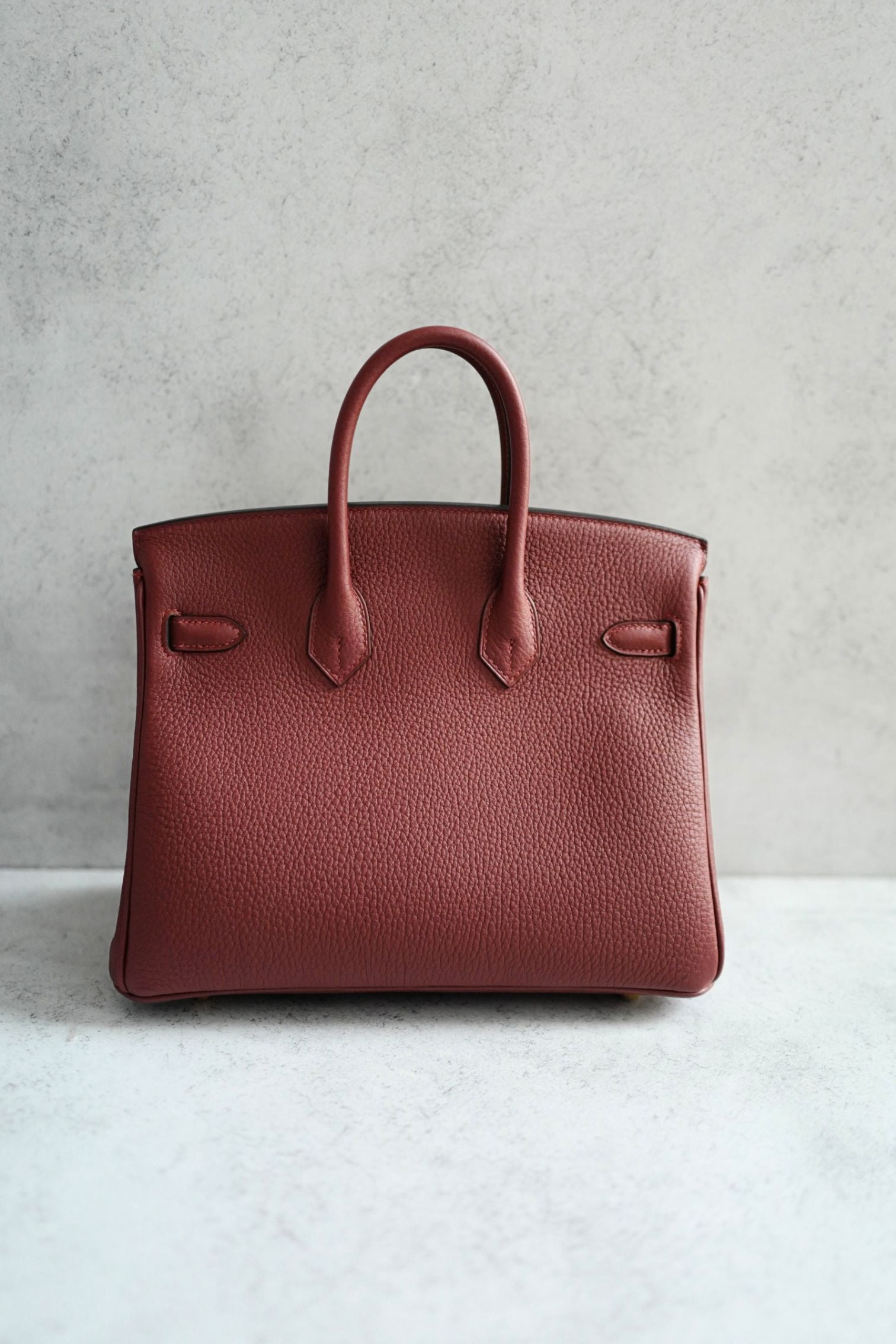 Hermes Birkin 25 Rouge H Togo Leather Gold Hardware K Stamp 2026