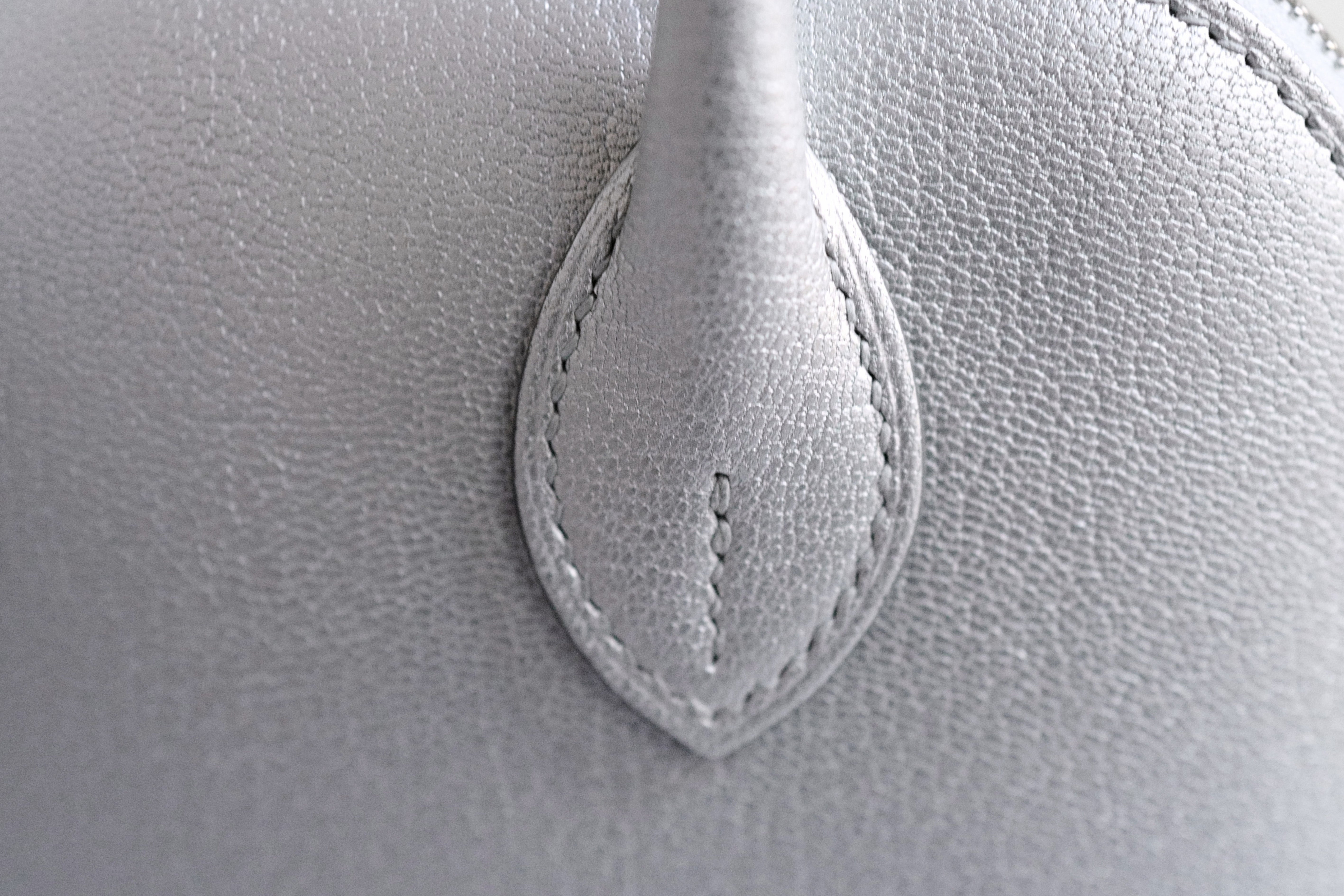 Hermès Bolide 1923 Mini Bag Silver Chamkilight Goatskin PHW G Stamp 2026