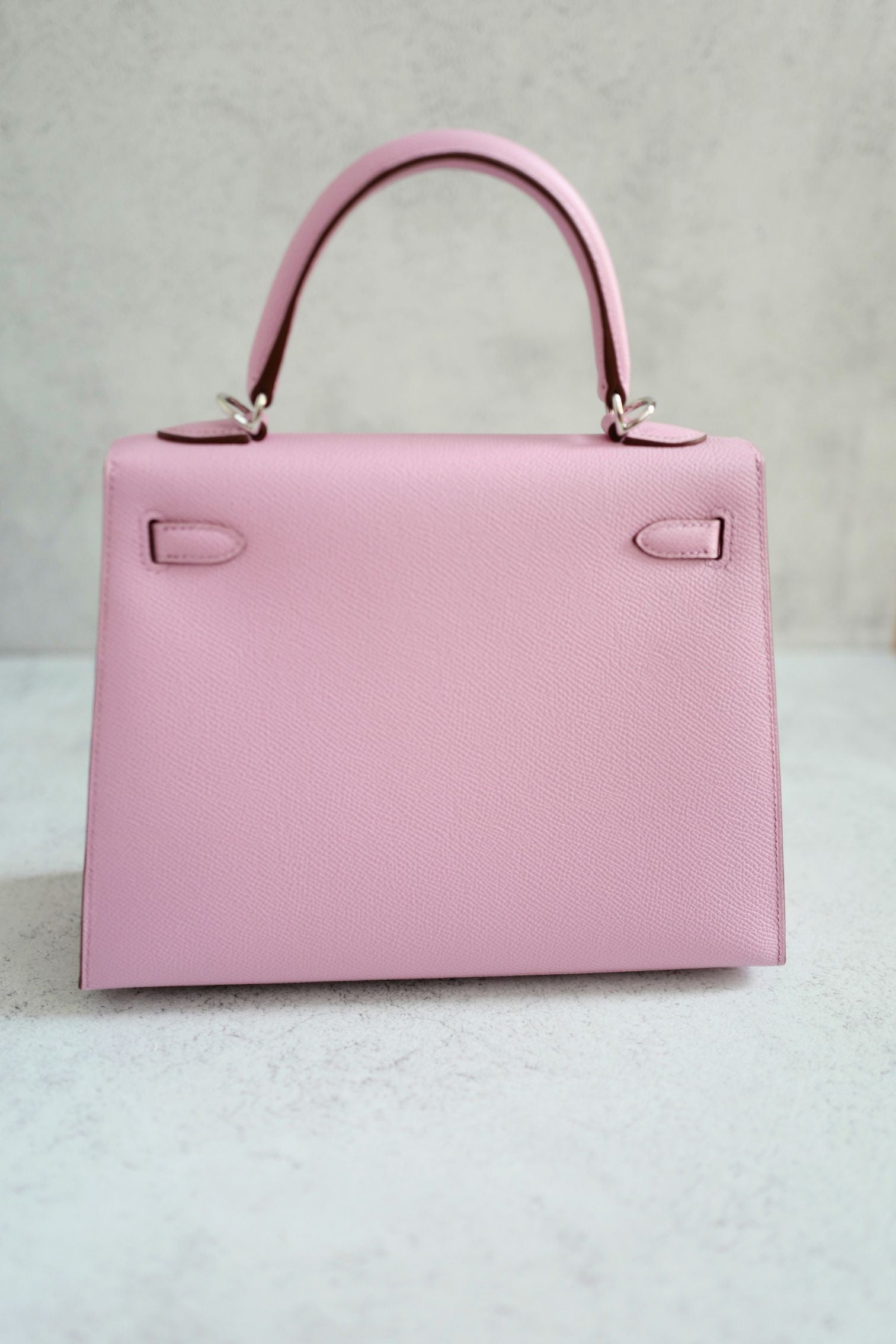 BNIB Hermès Kelly 25 Mauve Sylvestre Epsom Sellier PHW G Stamp 2026