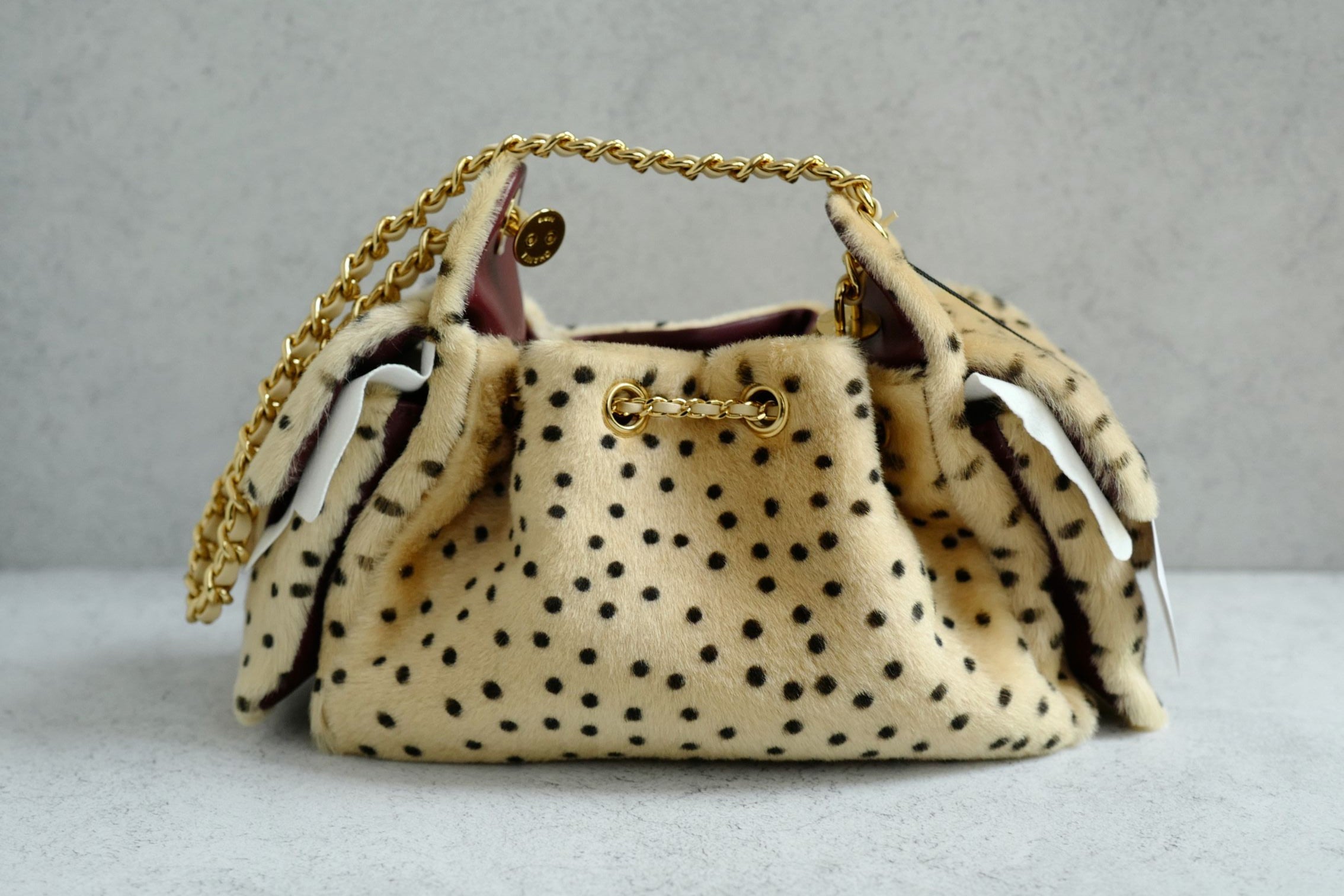 Chanel 26A Mini Hobo Leopard Matthieu Blazy Light Beige & Black GHW