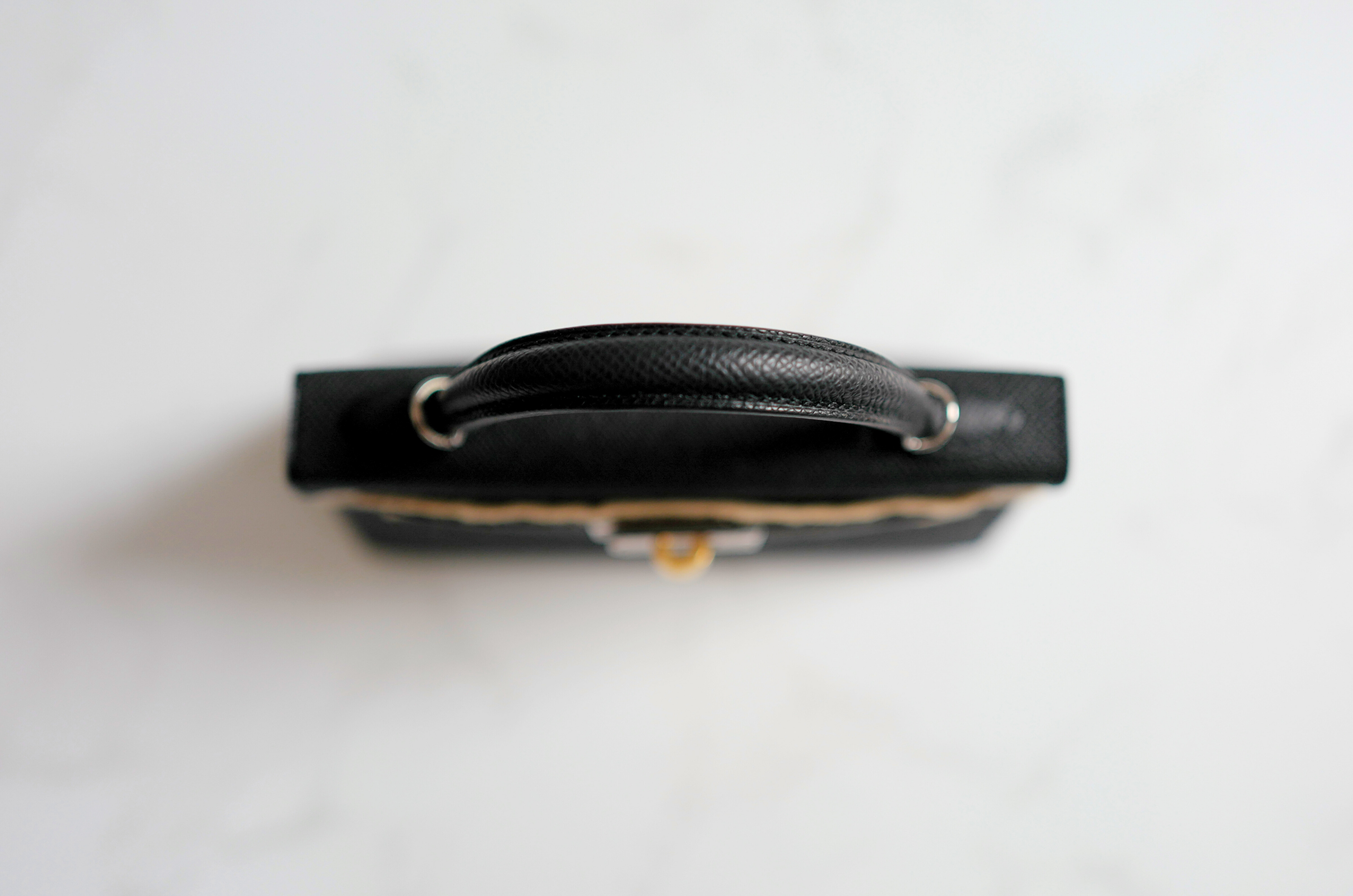 BNIB Hermes Mini Kelly Noir Black Epsom Electrum Hardware 2025