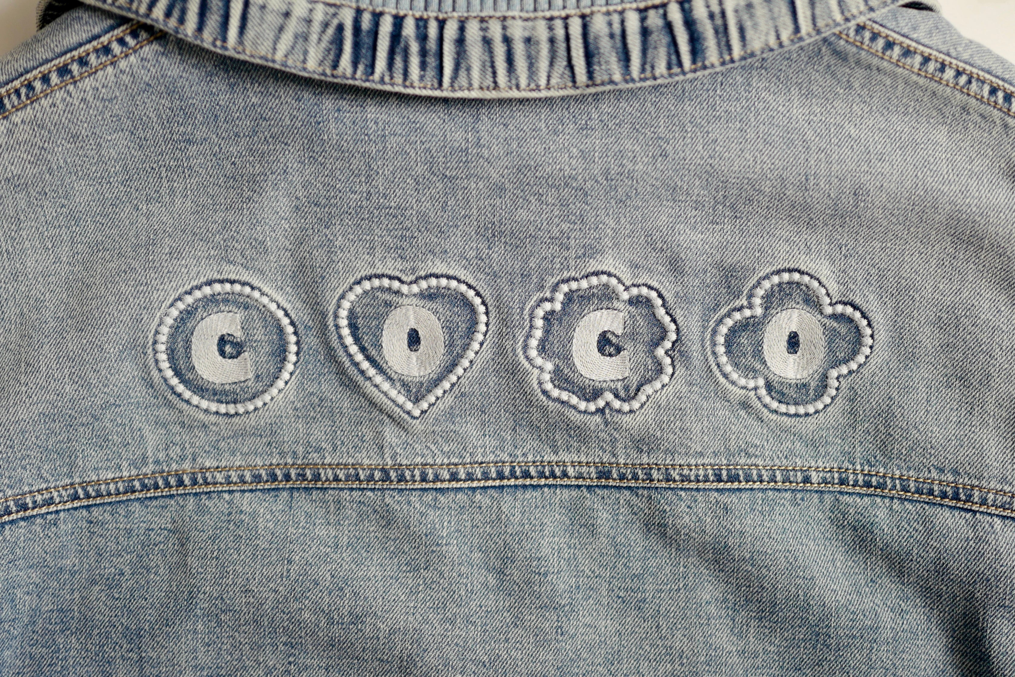 Chanel Coco Beach 2025 Collection Embroidered Denim Jacket