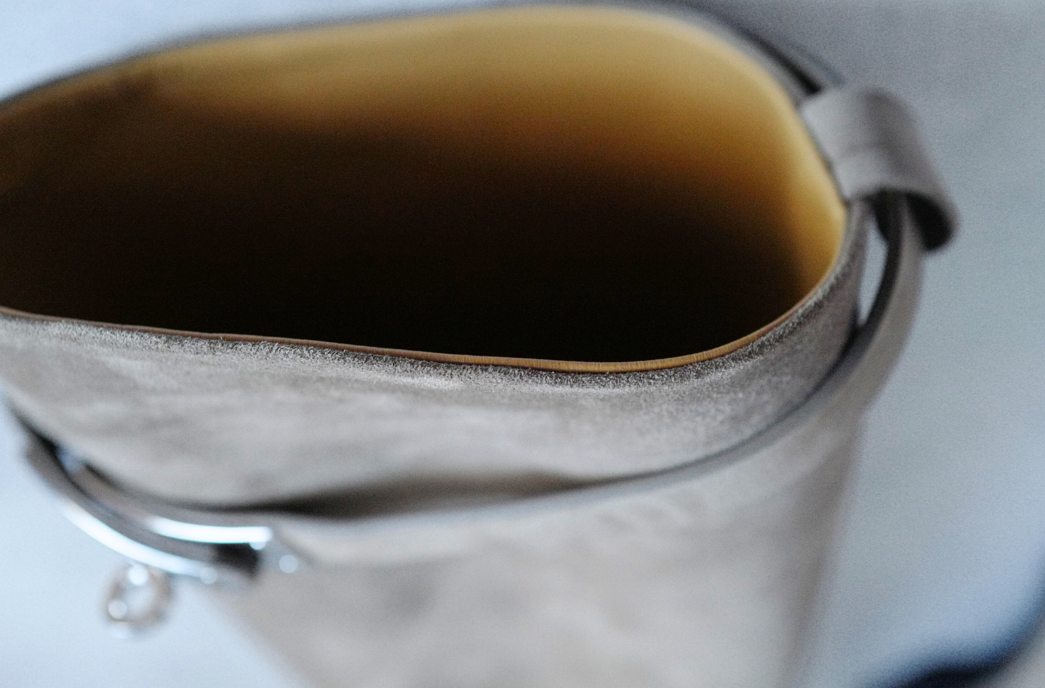 Hermès Jumping Supple Suede Goatskin Boots Étoupe with Palladium Hardware Size 38