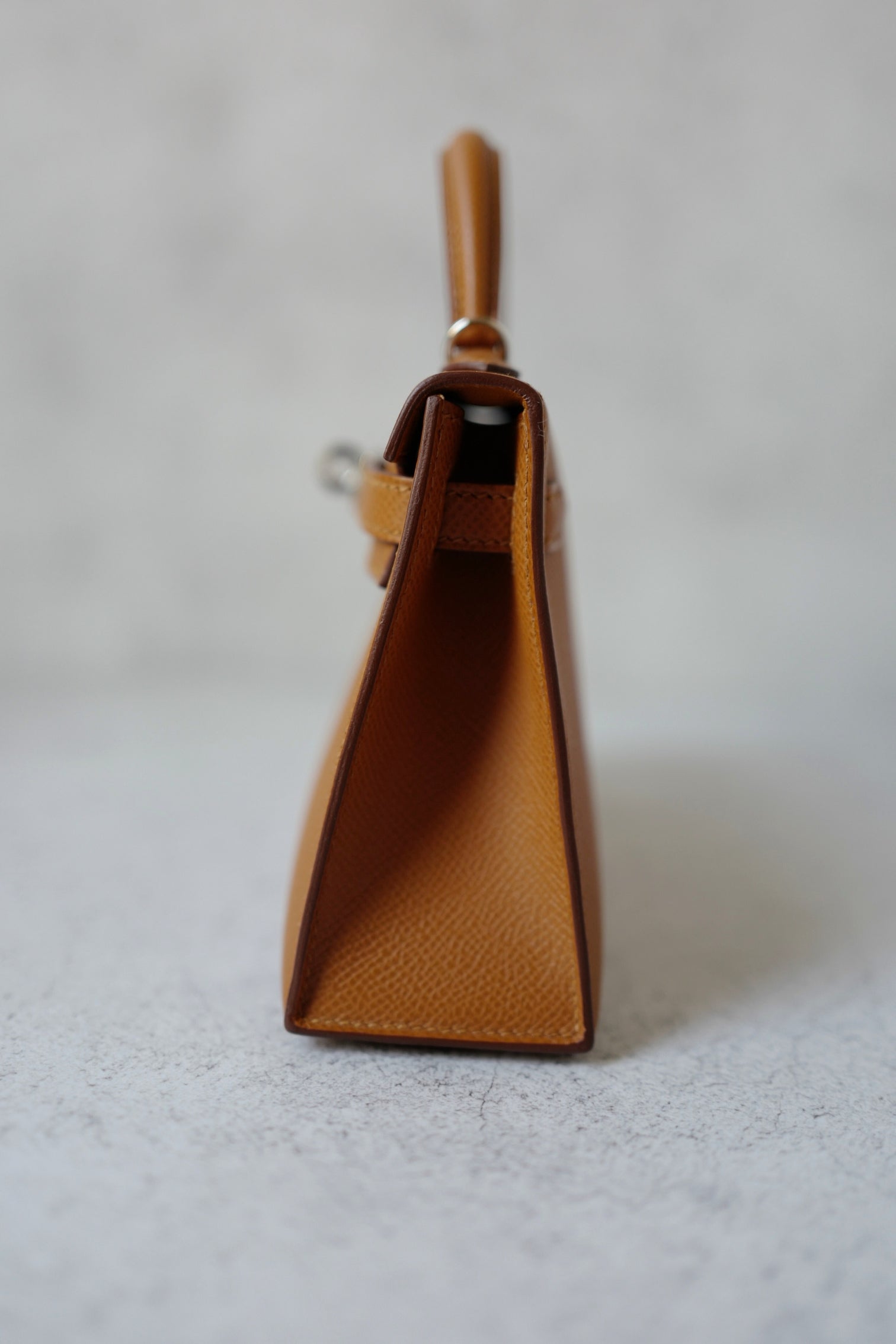 BNIB Hermès Mini Kelly 20 HSS Gold Epsom Leather Palladium Hardware