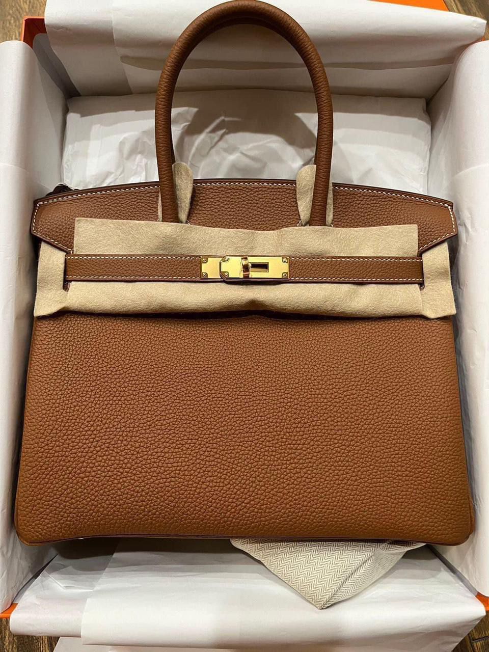 BNIB Hermes Birkin 30 Gold togo with gold hardware