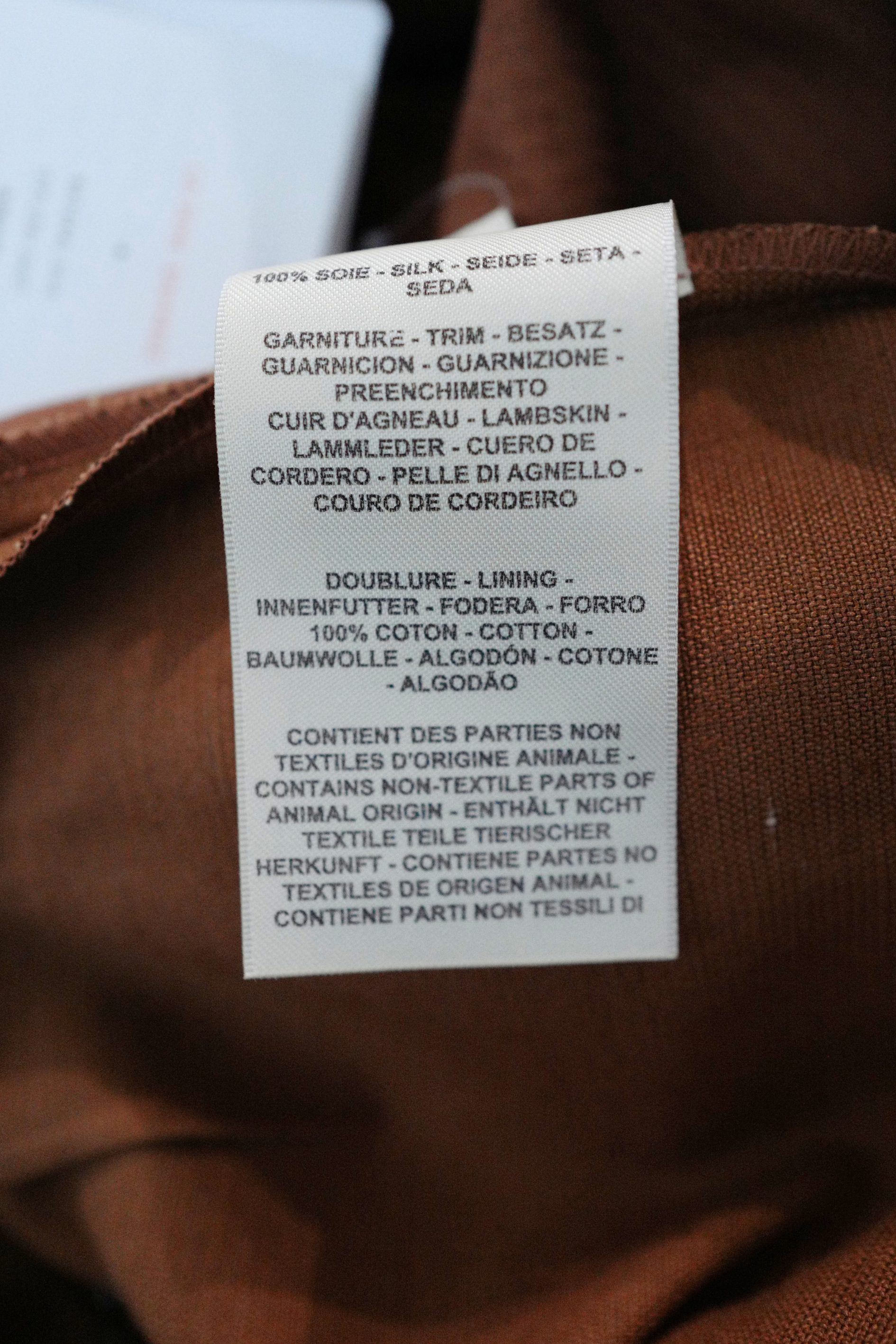 NEW Hermès Women’s Trousers in Marron Muscade Cotton Size 36