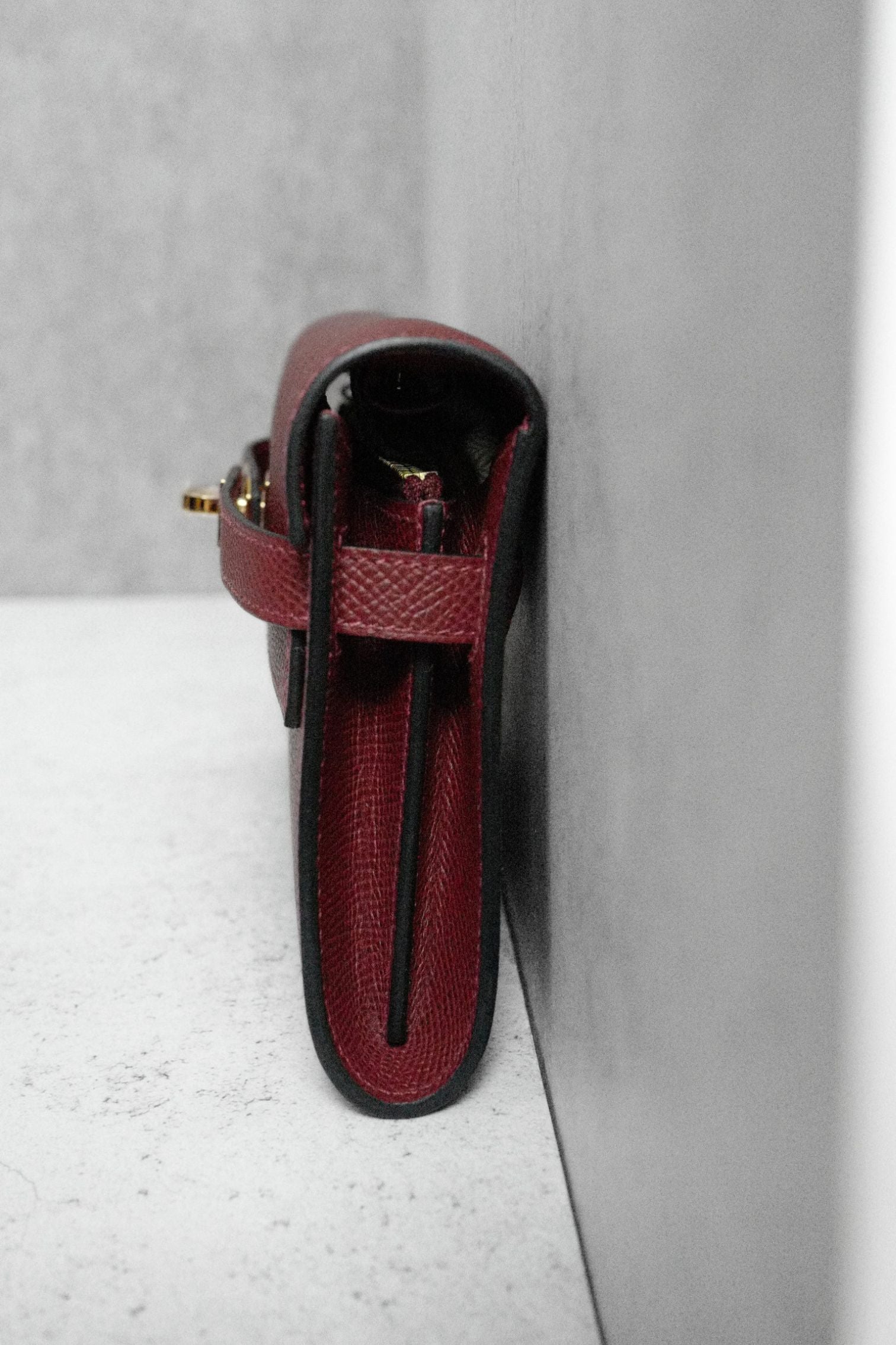 Hermès Kelly Classique To Go Wallet Rouge H Epsom Calfskin GHW G Stamp 2026