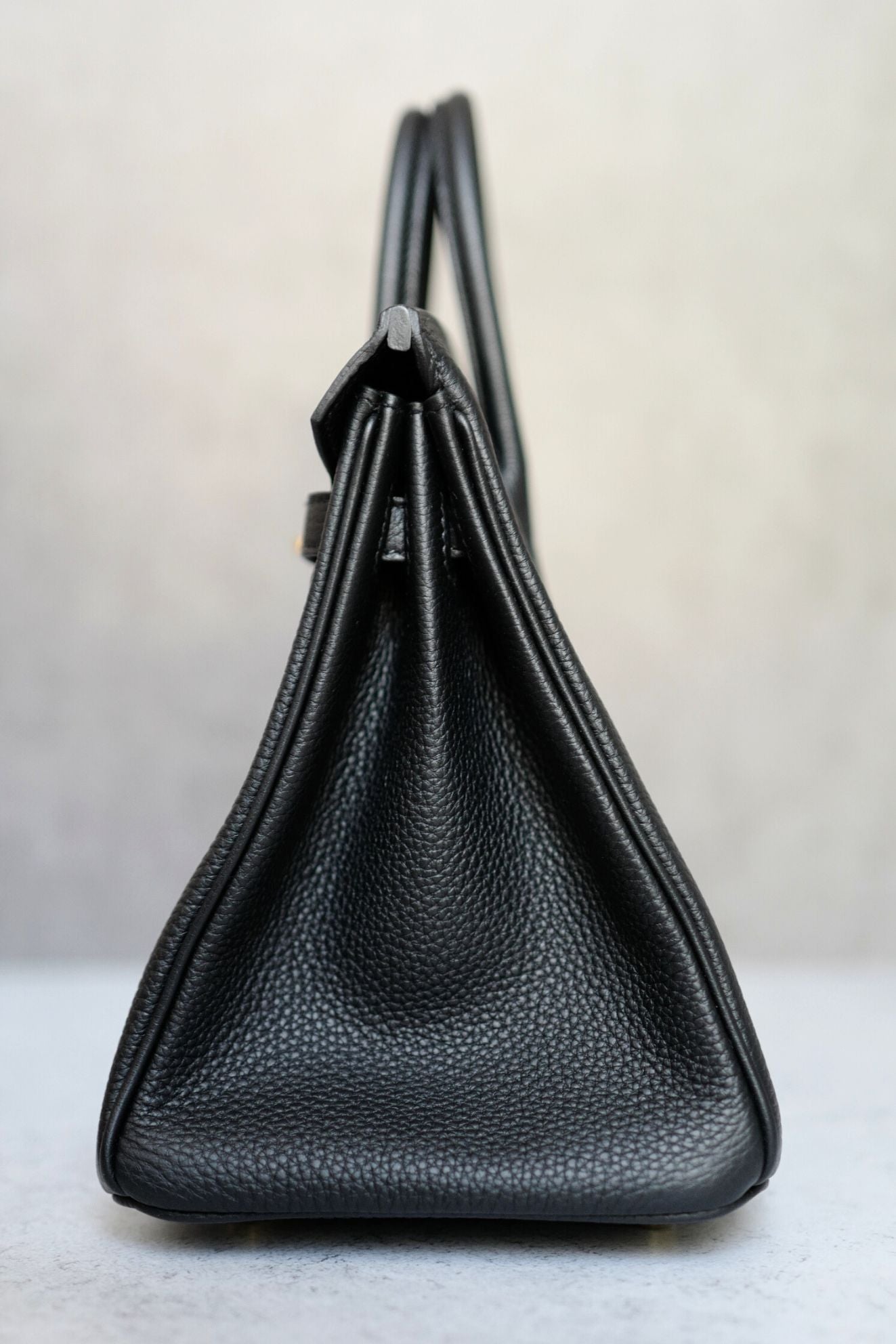 Hermès Birkin 25 Black Togo Leather Gold Hardware K Stamp 2025