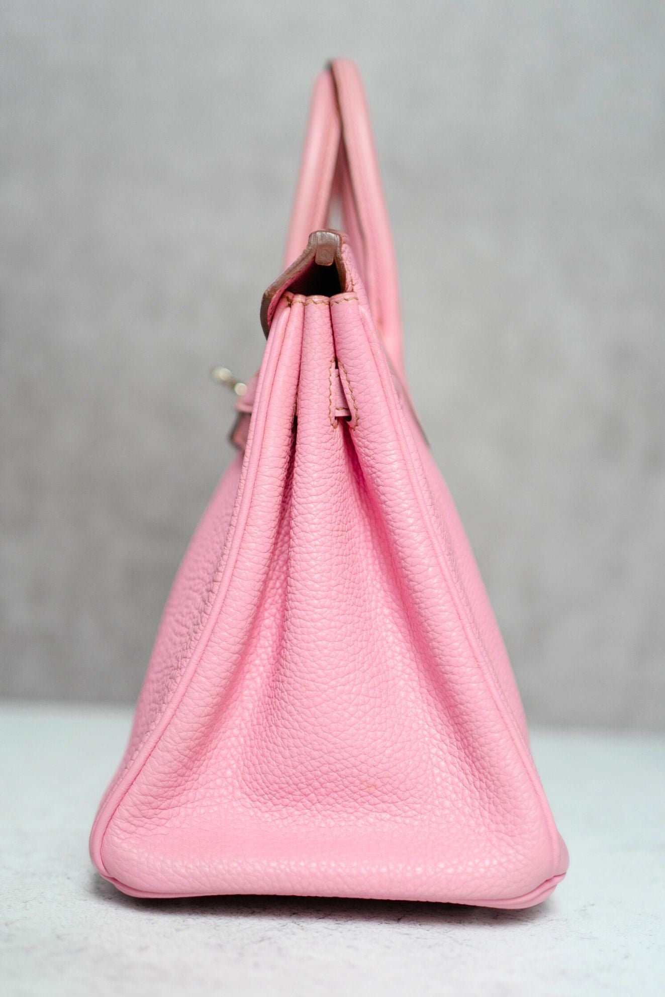 Hermès Birkin 25 5P Bubblegum Pink Togo Leather Palladium Hardware N Stamp