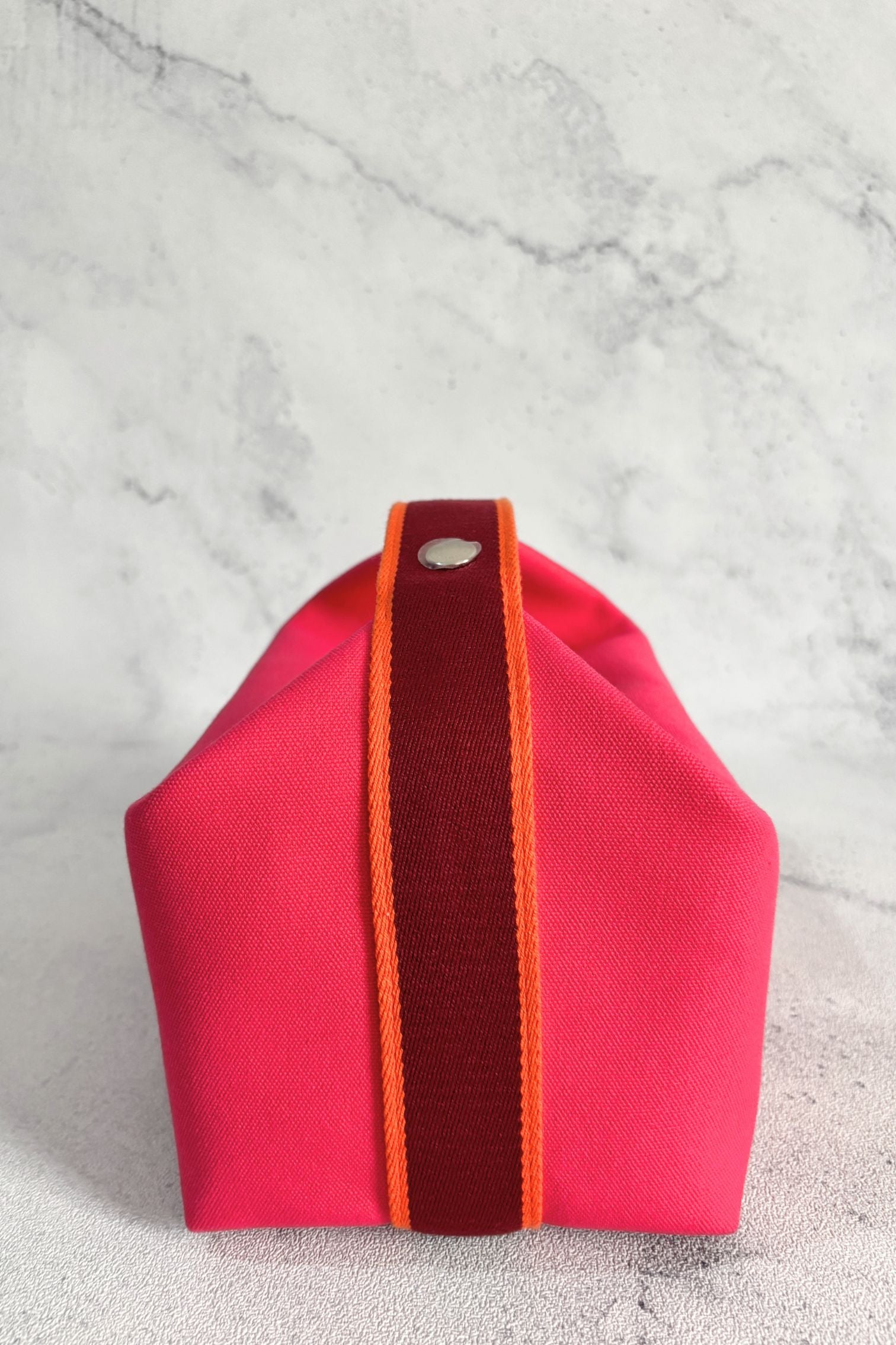 NEW Hermes Bride a Brac Case Large Model Hibiscus 100% Cotton