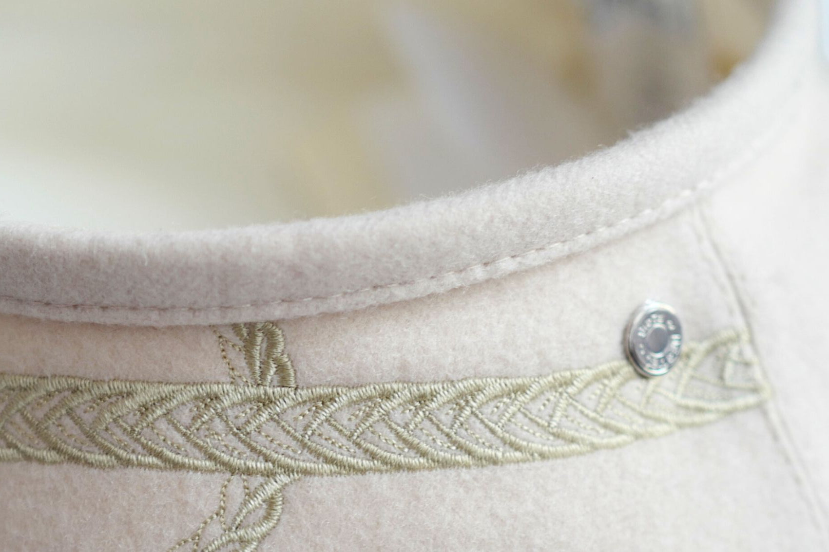 Hermes Saint-Honore en Finesse Beret in Blanc Cassé Size 56 Hat