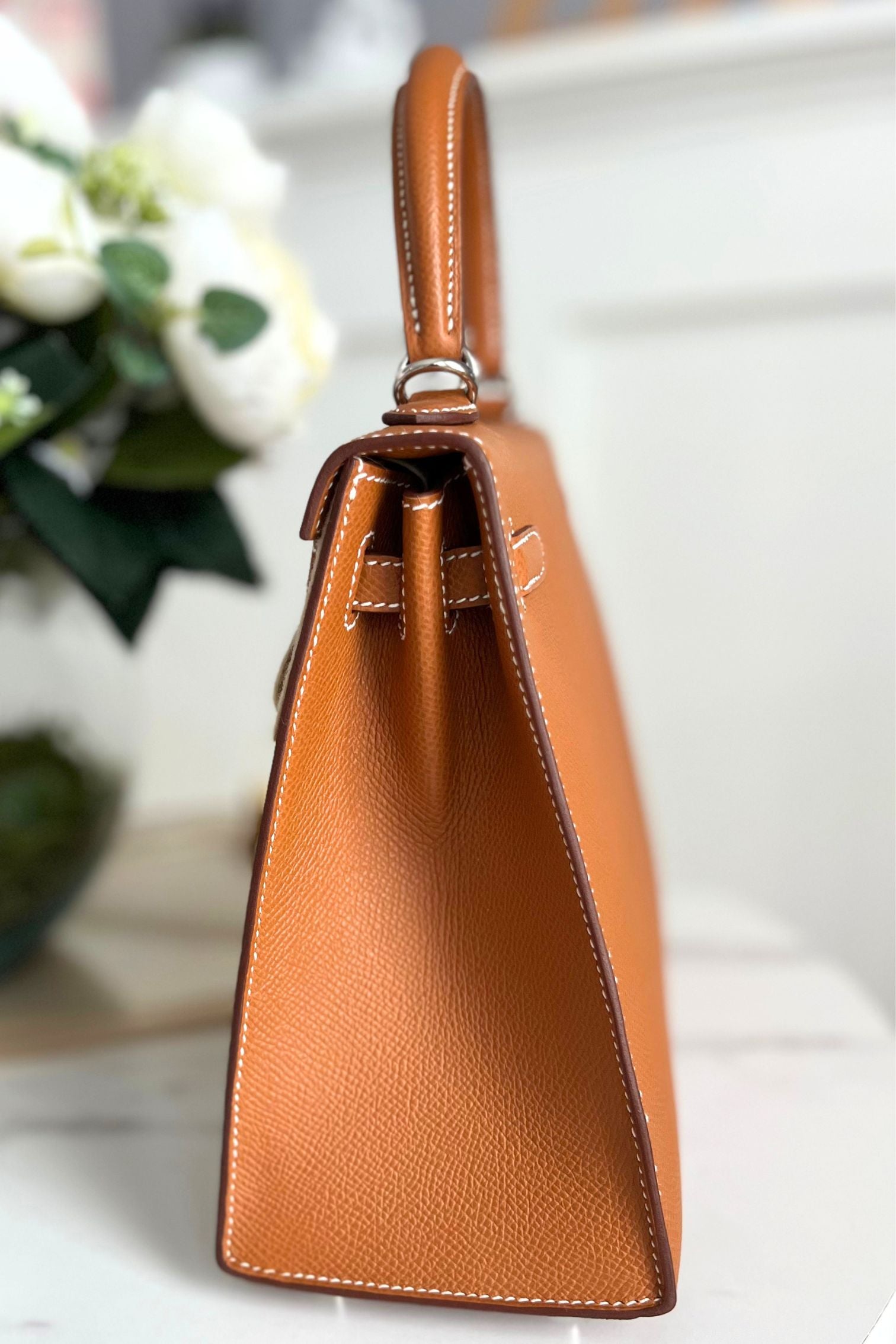 BNIB Hermes Kelly 25 Gold Epsom Sellier Palladium Hardware G Stamp 2026